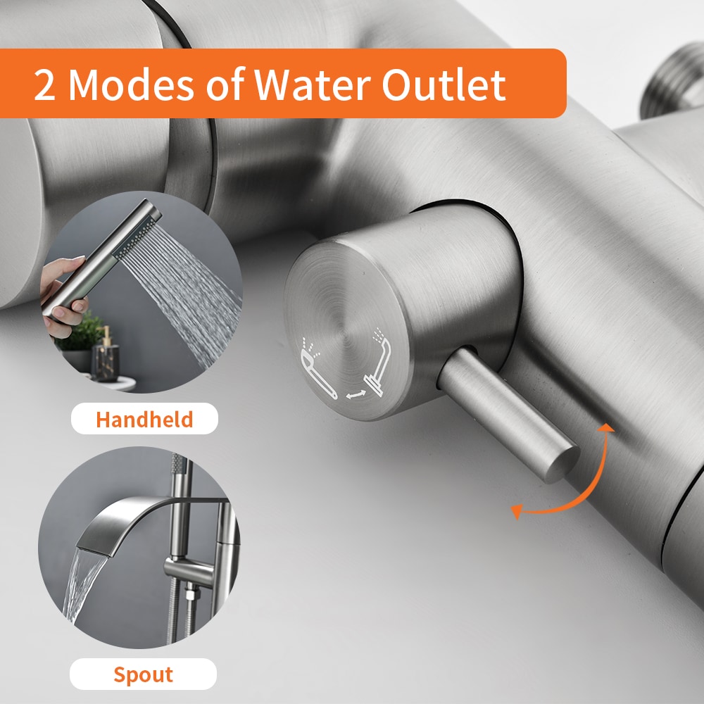 WELLFOR GSM-18009BN Roman-Tub-Faucets - View #8