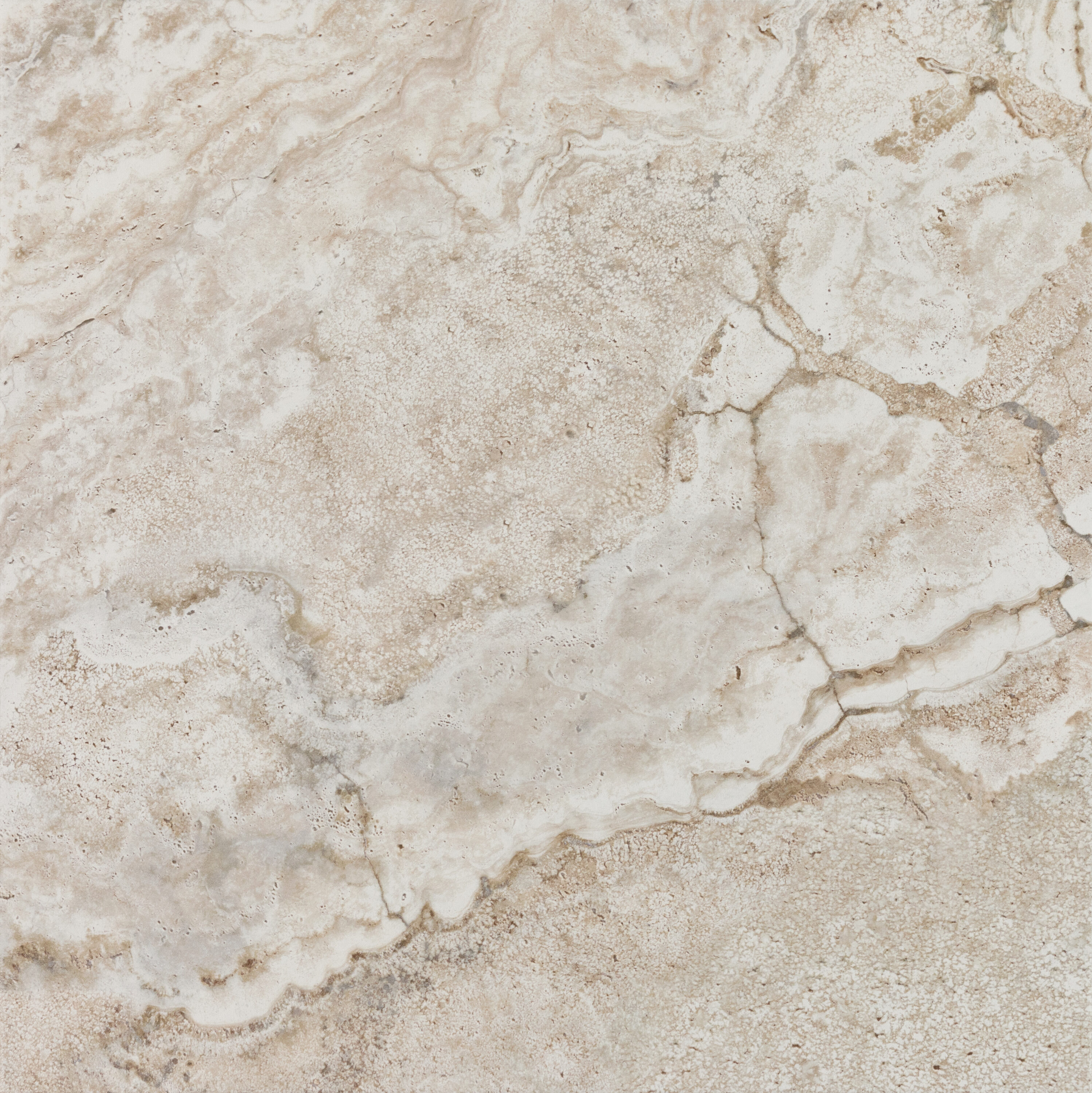 Nantucket Ivory 24-in x 24-in Matte Porcelain Stone Look Floor and Wall Tile (3.94-sq. ft/ Piece) | - American Olean NT20SQU2424MTLW