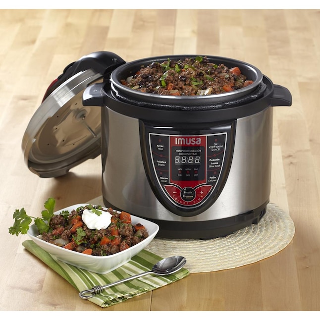 Hastings Home 6-Quart Programmable Electric Pressure Cooker in the Electric  Pressure Cookers department at