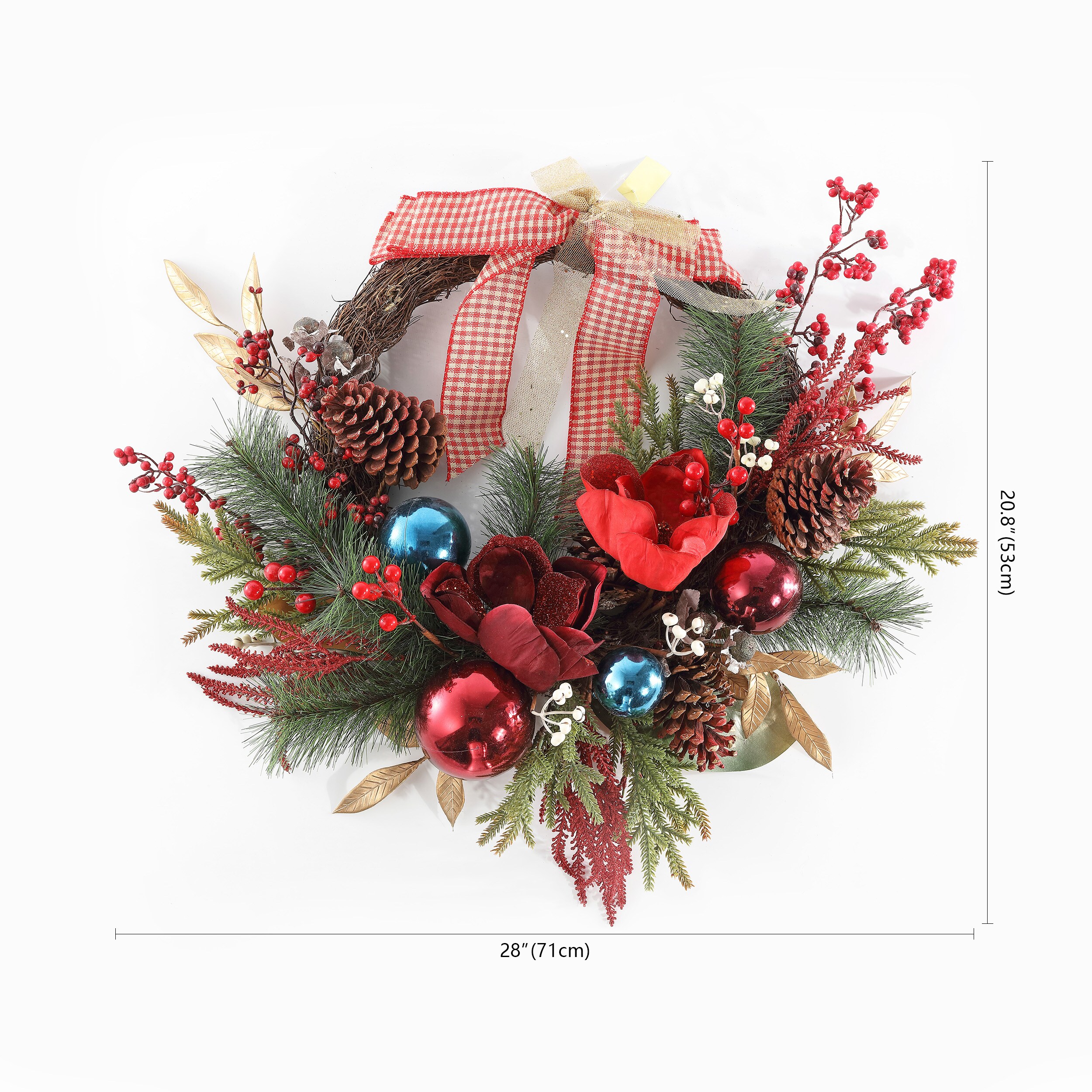 Safavieh FXP1089A Artificial-Christmas-Wreaths - View #4