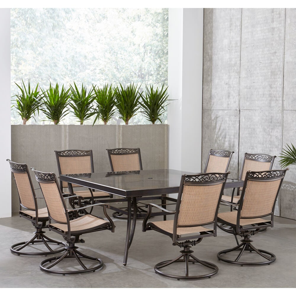 Hanover FNTDN9PCSWSQG Patio-Dining-Sets - View #7