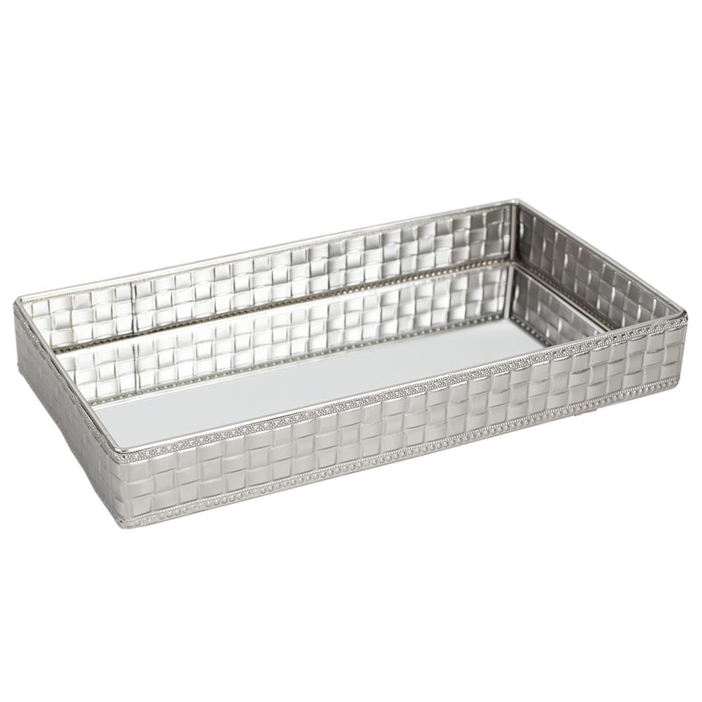 Vanity Tray Nickel Bathroom Accessories At Lowes Com