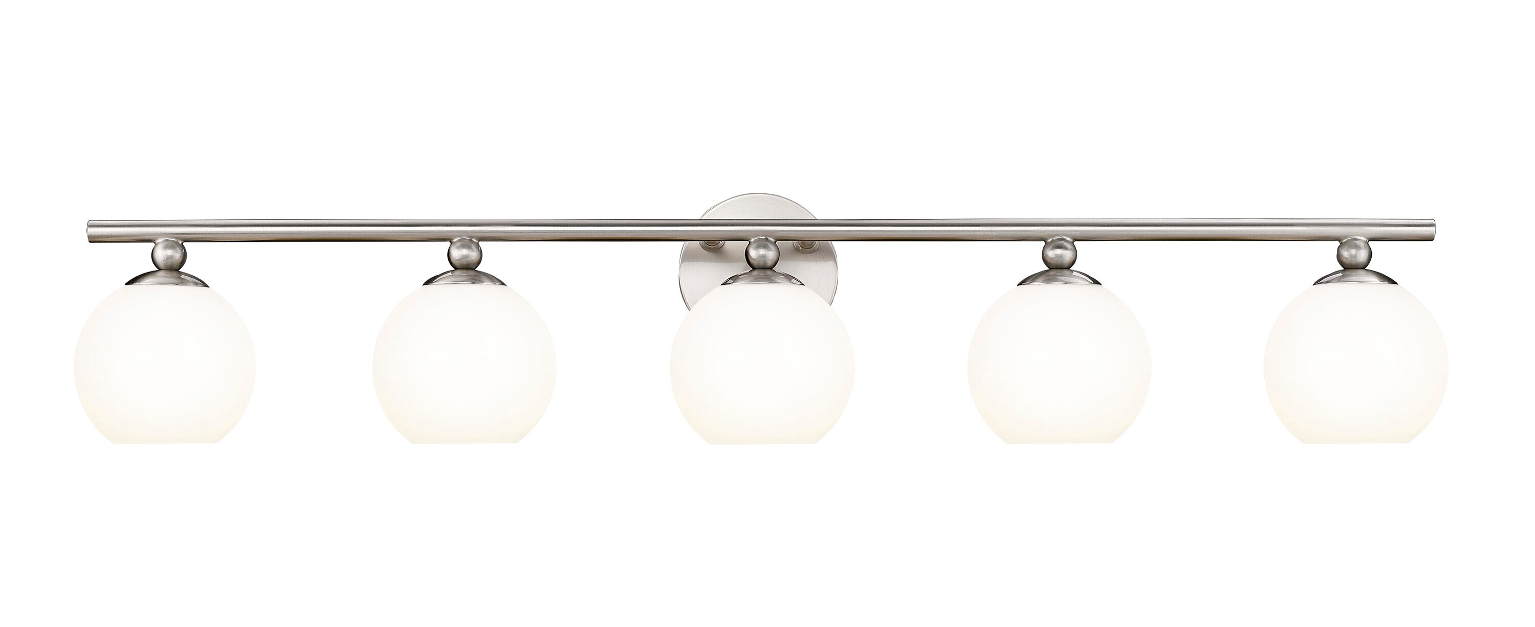 Z-Lite 1100-5V-BN Neoma 38.25-in 5 -Light Brushed Nickel Modern/contemporary Vanity light
