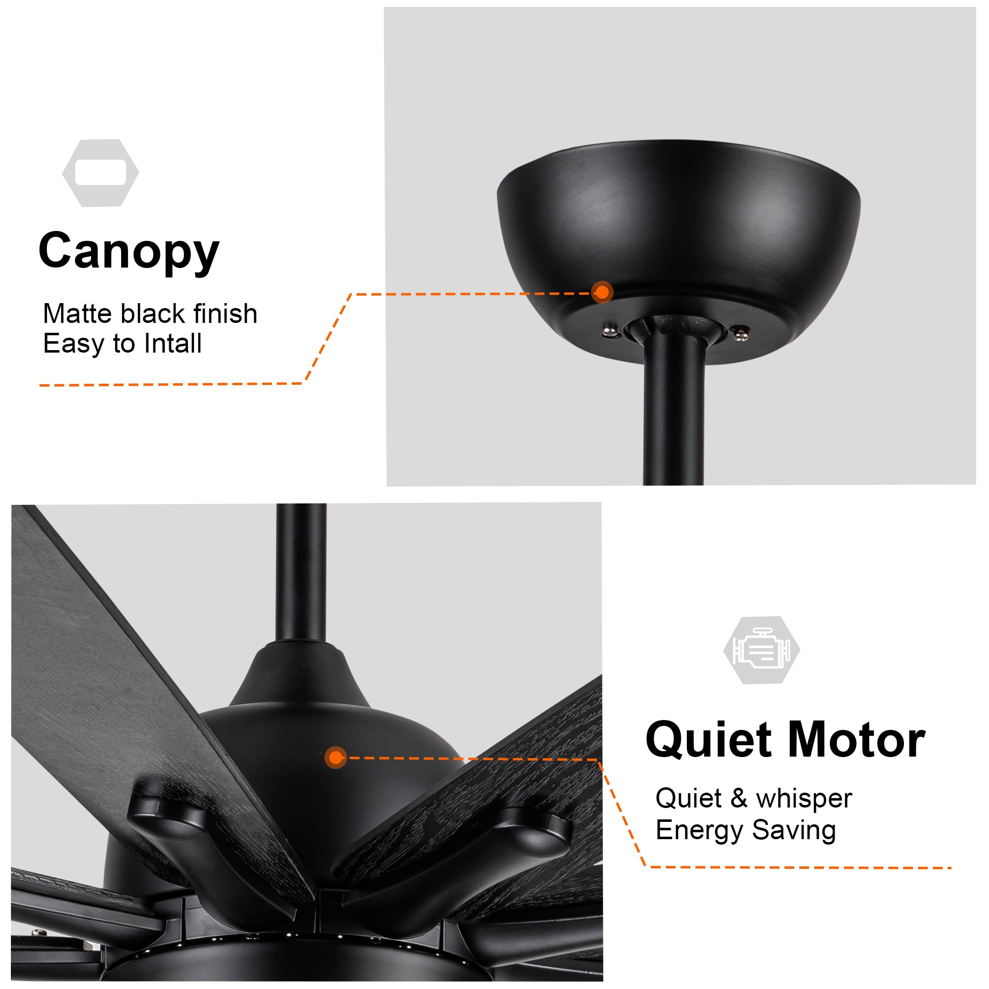 BABOOM BOM-7141498-OR Ceiling-Fans - View #9