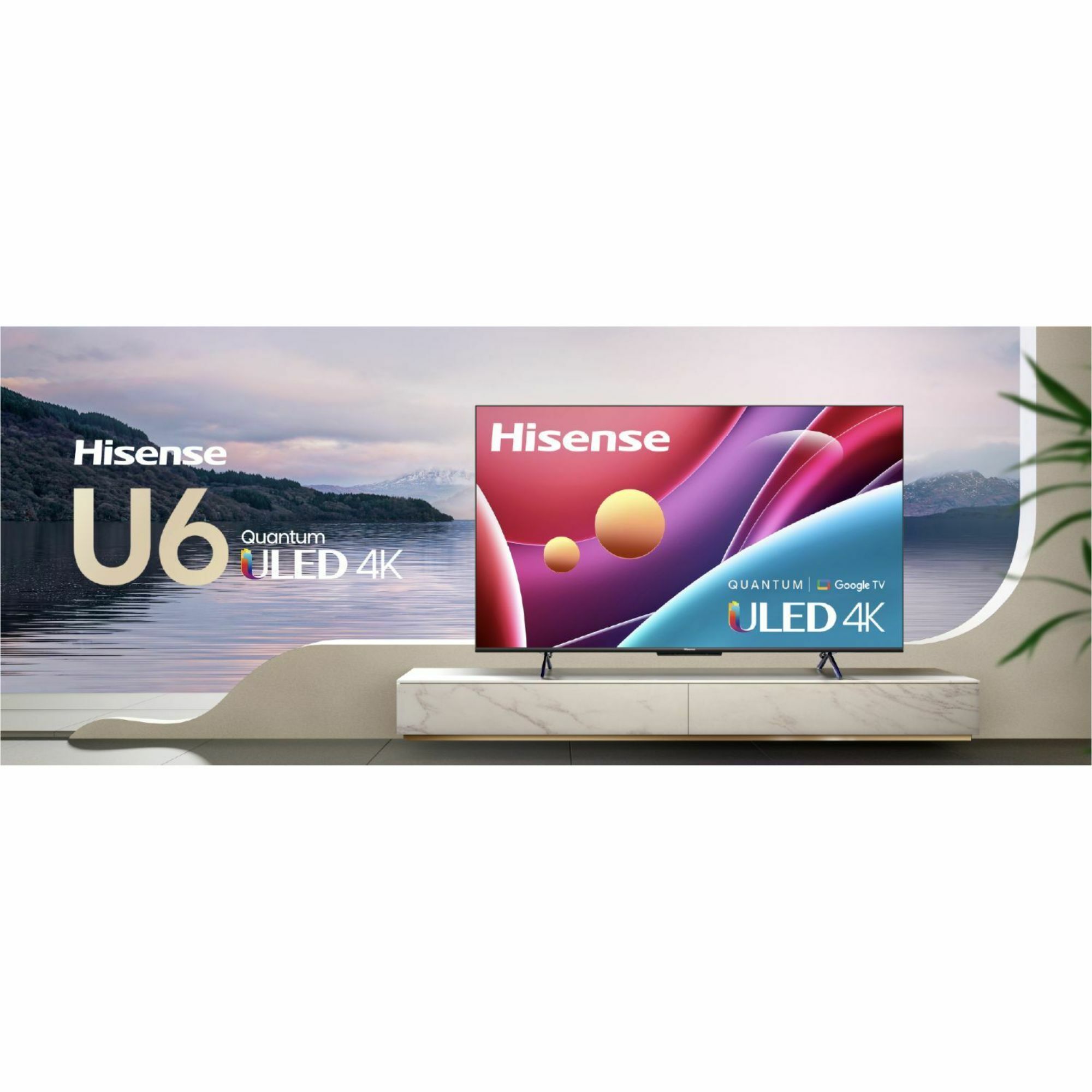 Pantalla ULED Hisense Ultra HD 4K Quantum Dot 55 Smart TV 55U65H