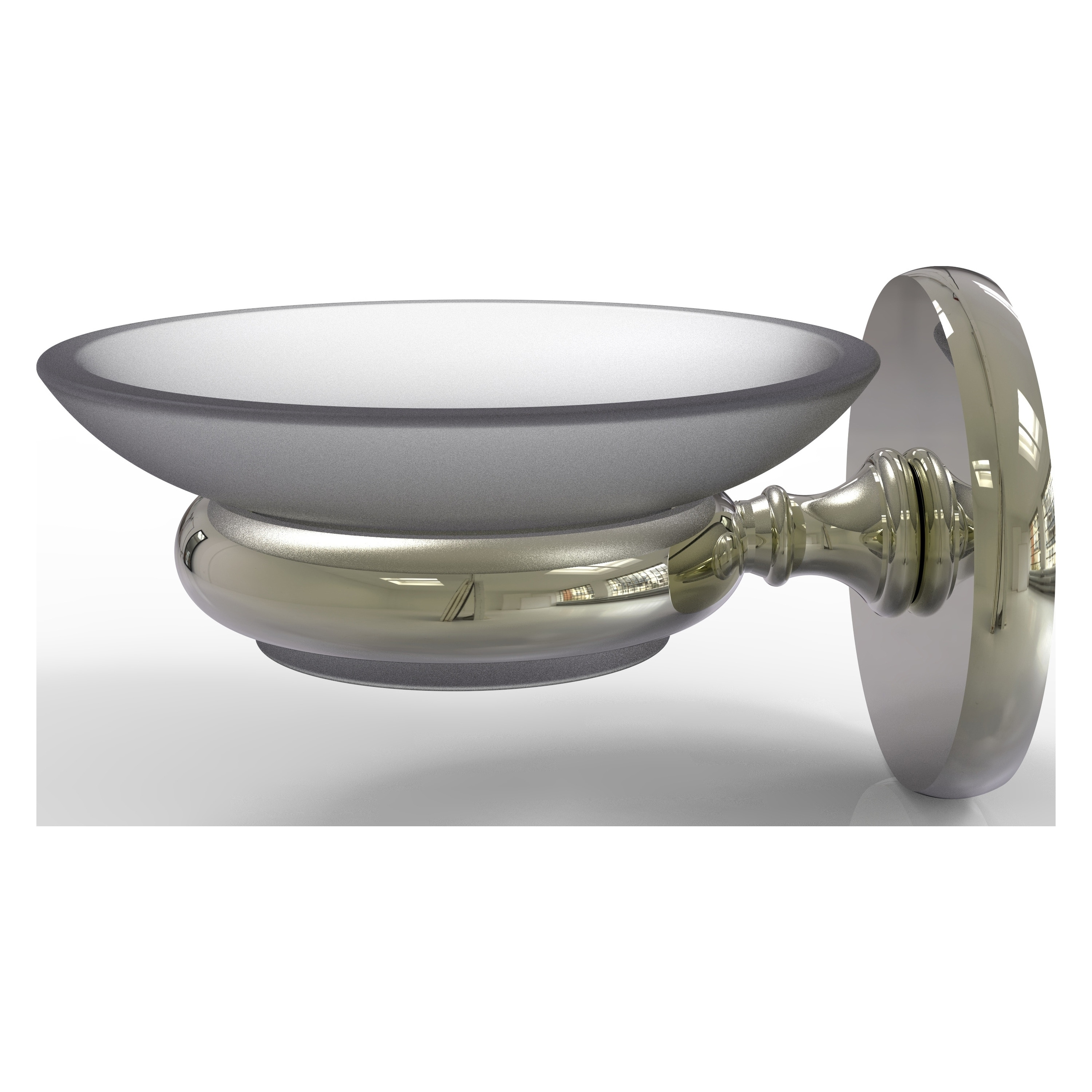 Allied Brass P1062-PNI Prestige Skyline Polished Nickel Brass Soap Dish