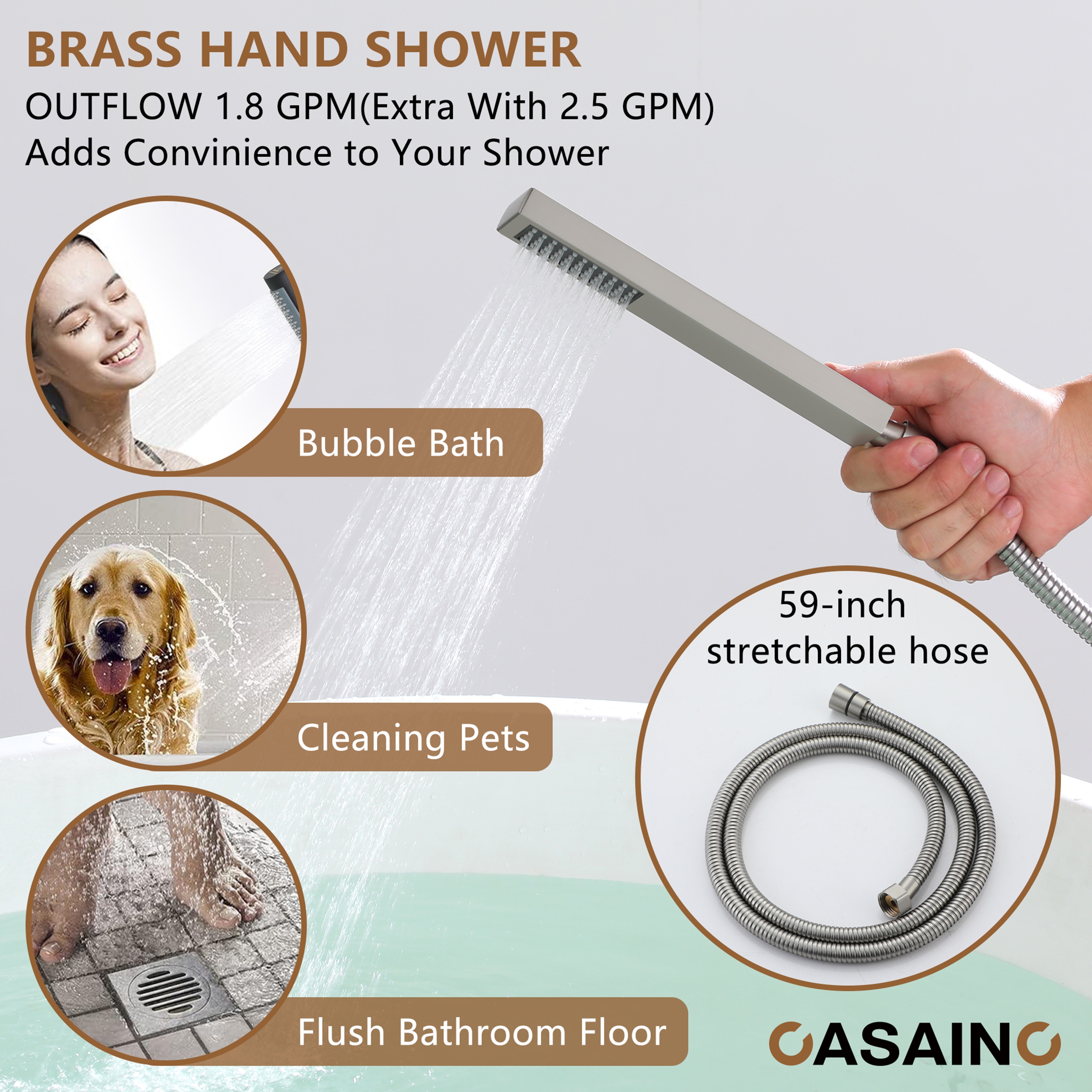 CASAINC CASA01CP-12 Roman-Tub-Faucets - View #5
