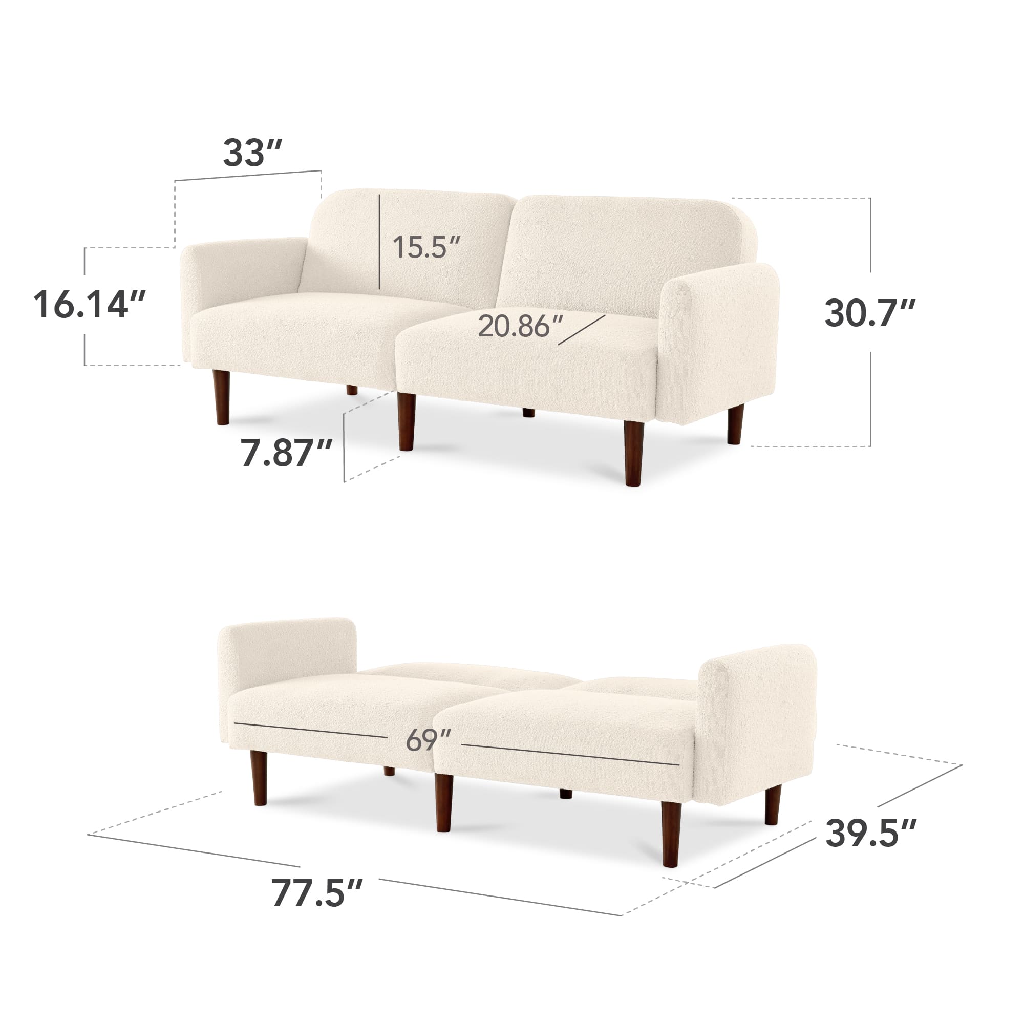 Best Choice Products SKY8545 futons - View #2