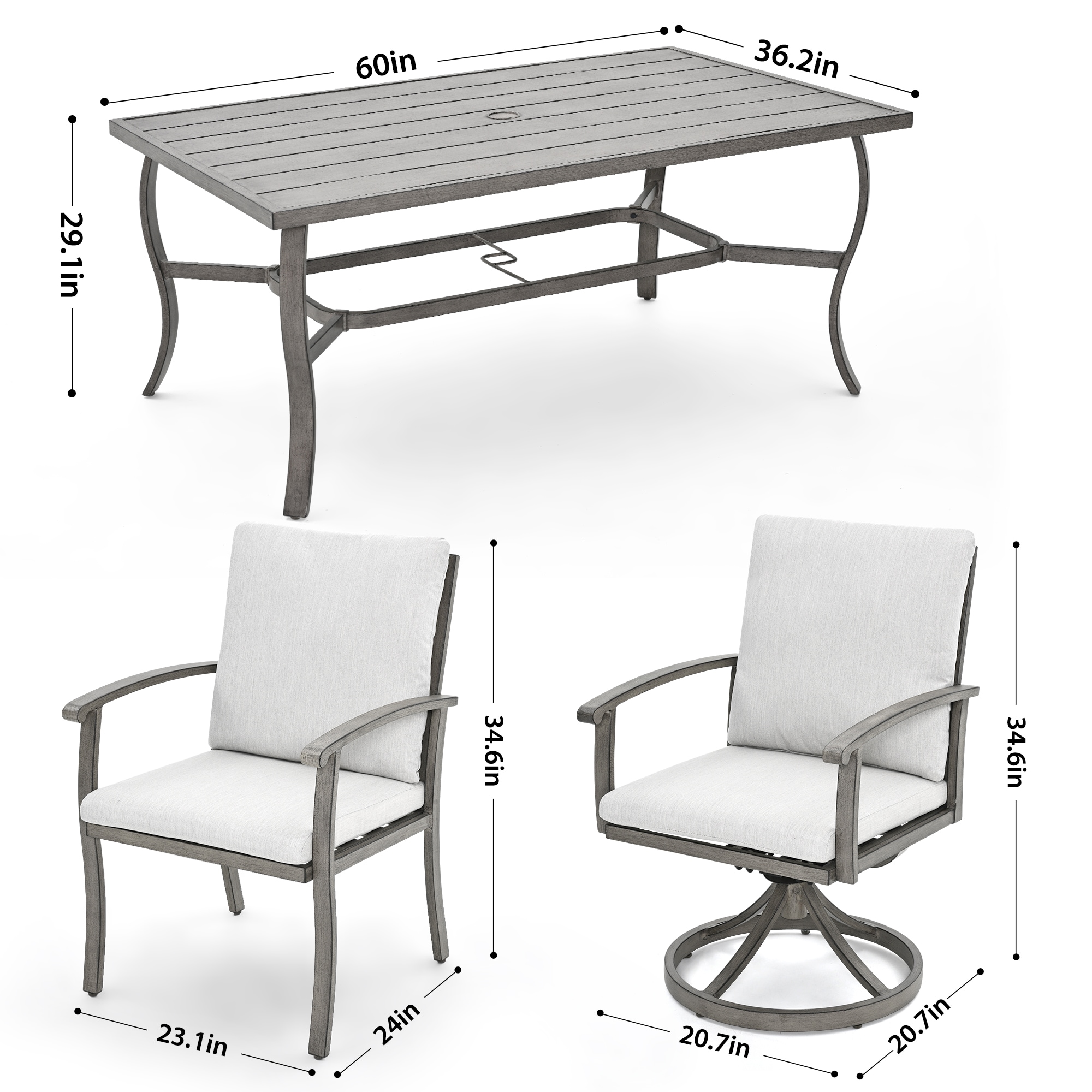  EL-CZ7-GM-A3-WL3 Patio-Dining-Sets - View #6