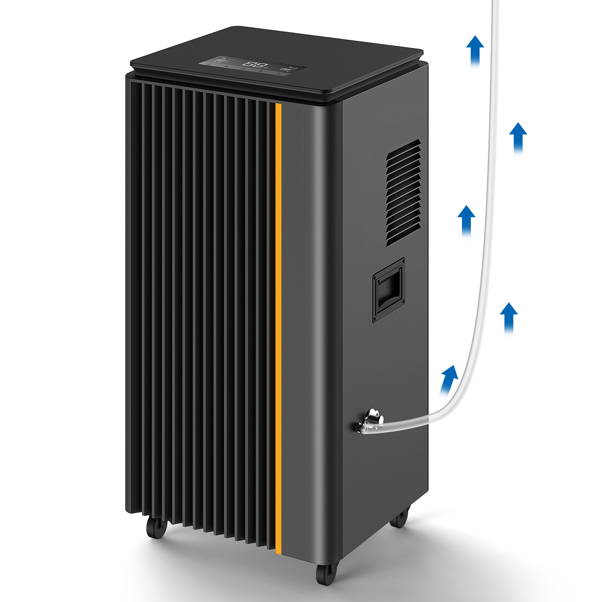 Phivve 296 pt. Dehumidifier with Pump (For Rooms 3001+ sq. ft) For Basements, Bathrooms, Crawlspaces, in White