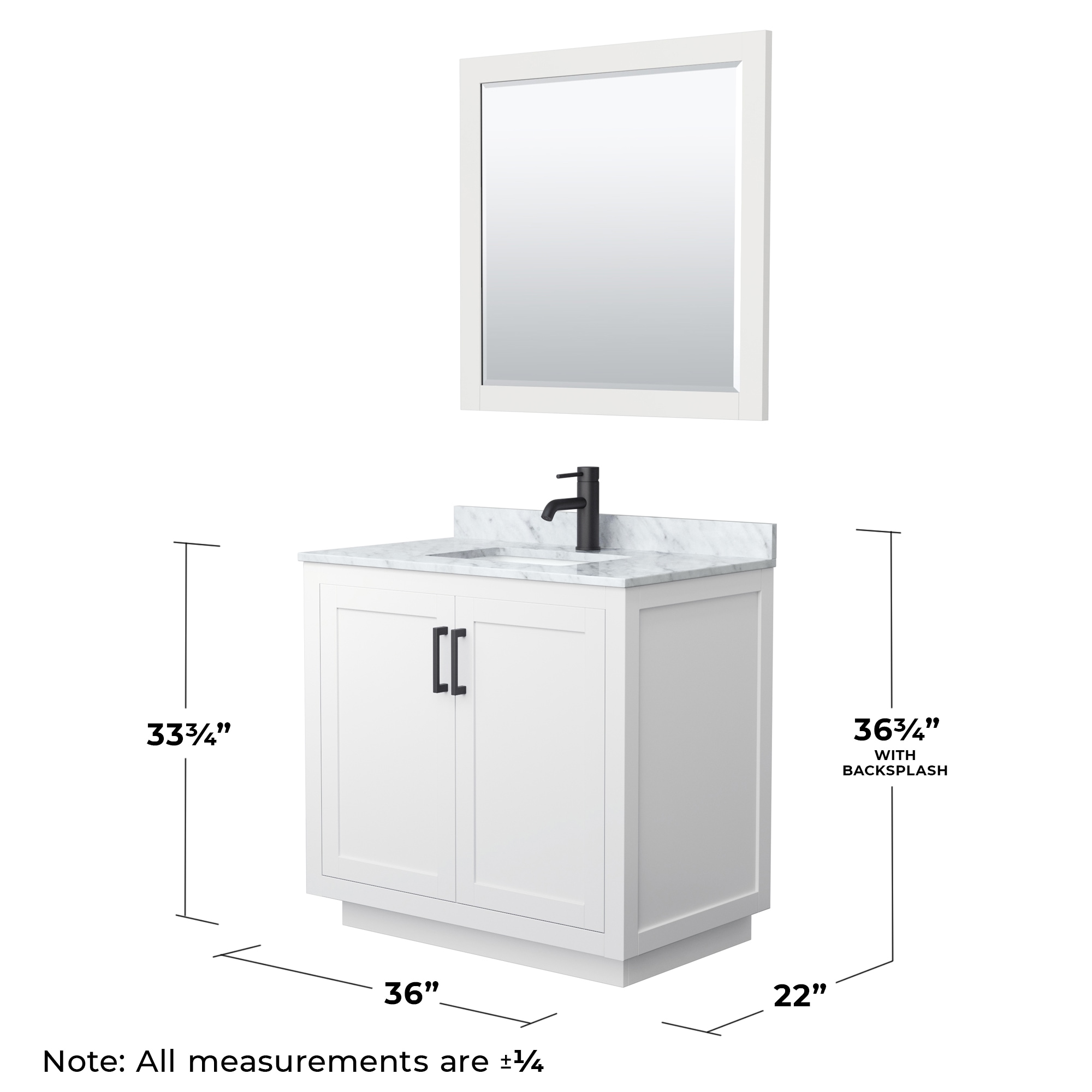 Wyndham Collection WCF292936SWBCMUNSM34 Bath-Vanity-Combo - View #6