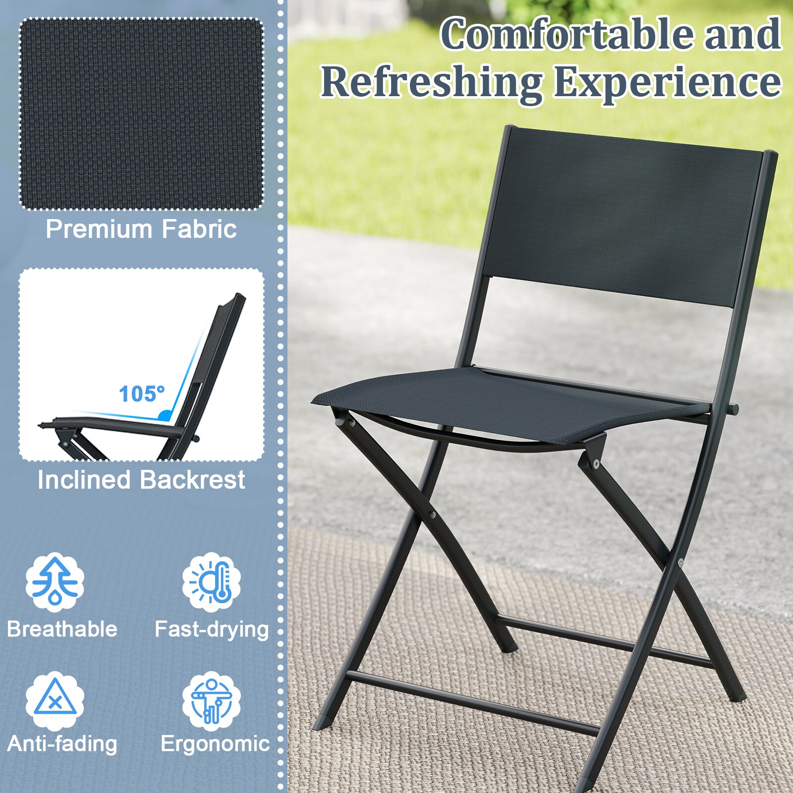 YERIVA P12592DH Patio-Conversation-Sets - View #7