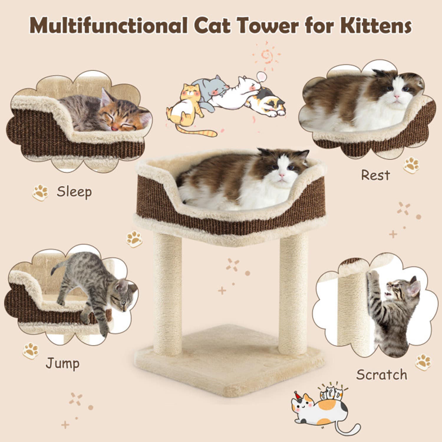 Mondawe MO-PV10024BE Cat-Trees - View #5