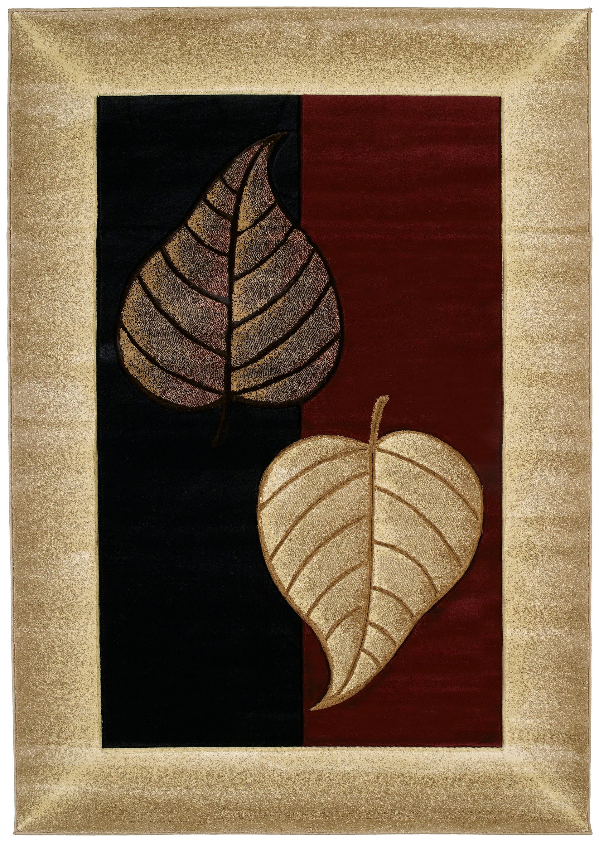 United Weavers Of America 510 21834 28C Contours 3 x 8 (ft) Polypropylene Burgundy Rectangular Indoor Border Area rug