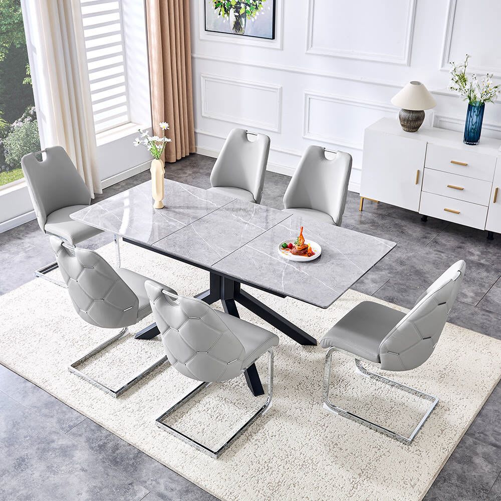 Coolbibila LORIN-TABLE-GRAY Dining-Tables - View #5