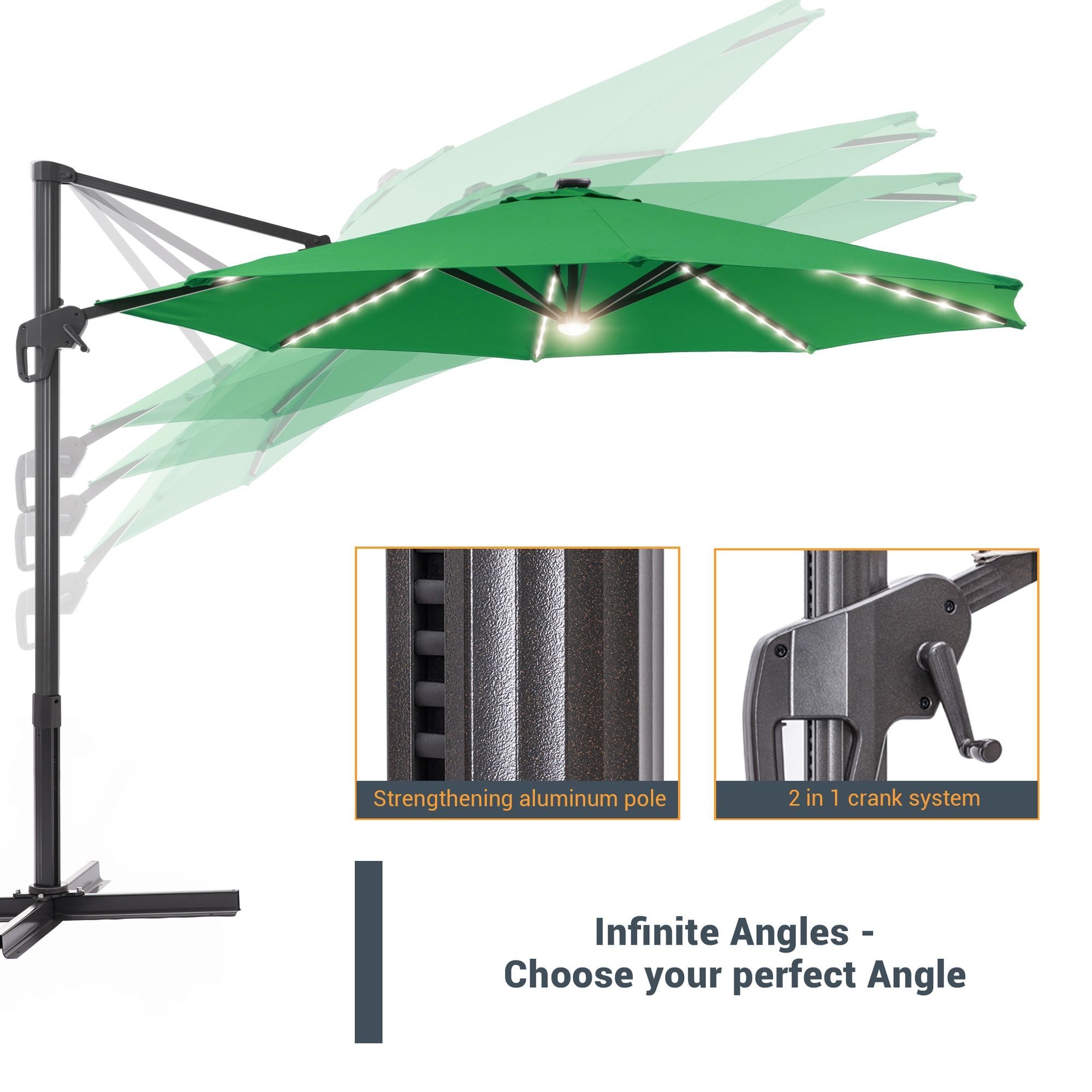 Sonkuki SD-132KG-LED Umbrellas-2 - View #4