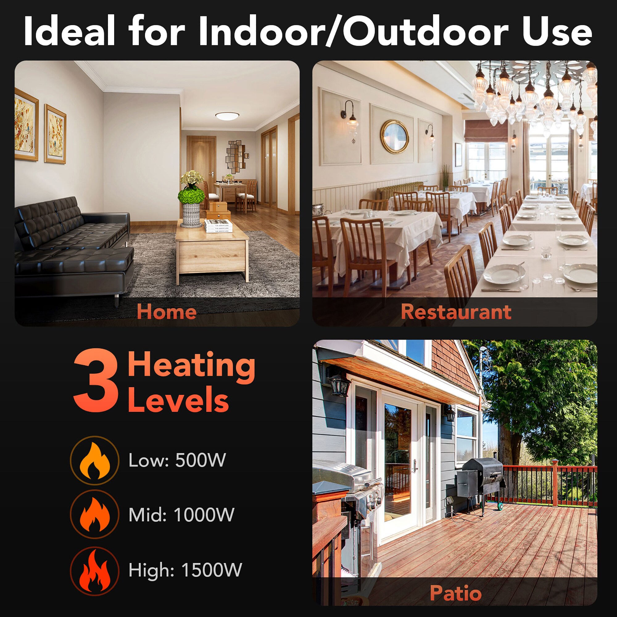 Costway SWL00046 Portable-Electric-Heat - View #9