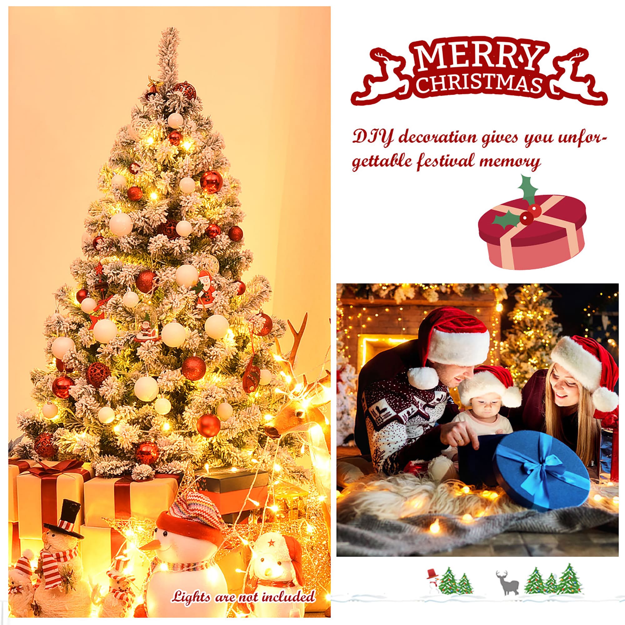 Costway CM22865 Artificial-Christmas-Trees - View #5