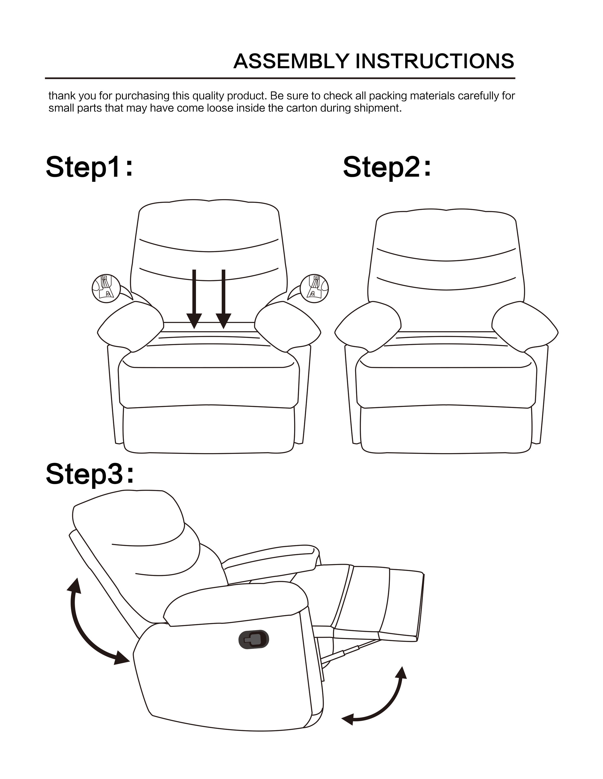 Sumyeg WF-MMER-004 BLACK recliners - View #12