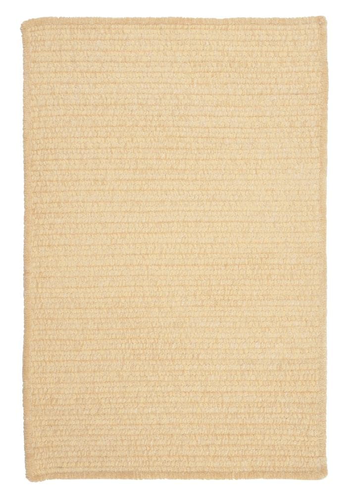 Colonial Mills M301R048X072S Simple 4 x 6 Braided Dandelion Solid Kids Area Rug