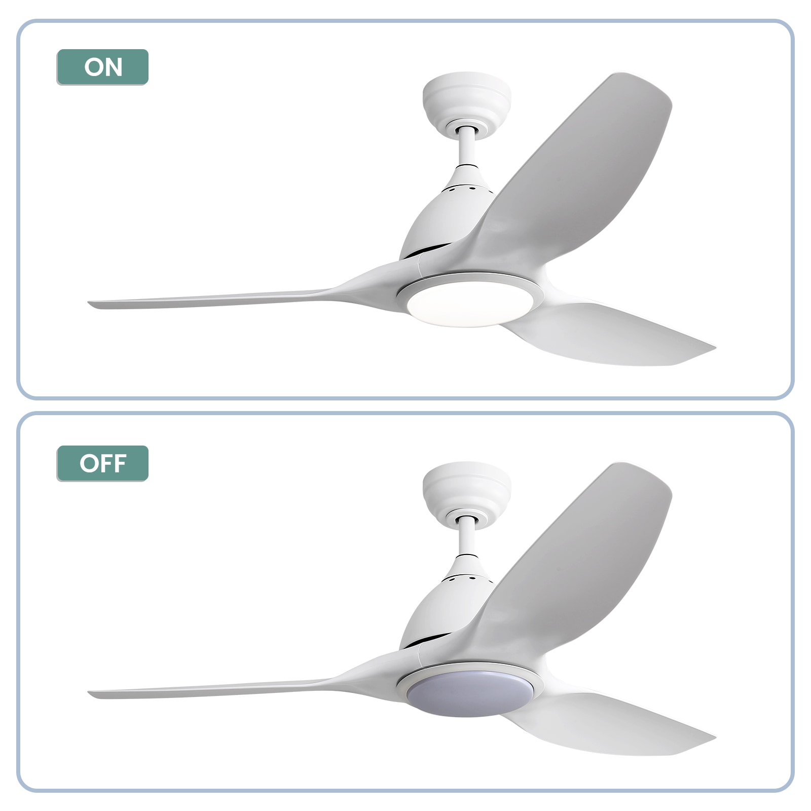 Sofucor YY-52153-WHWH Ceiling-Fans - View #3
