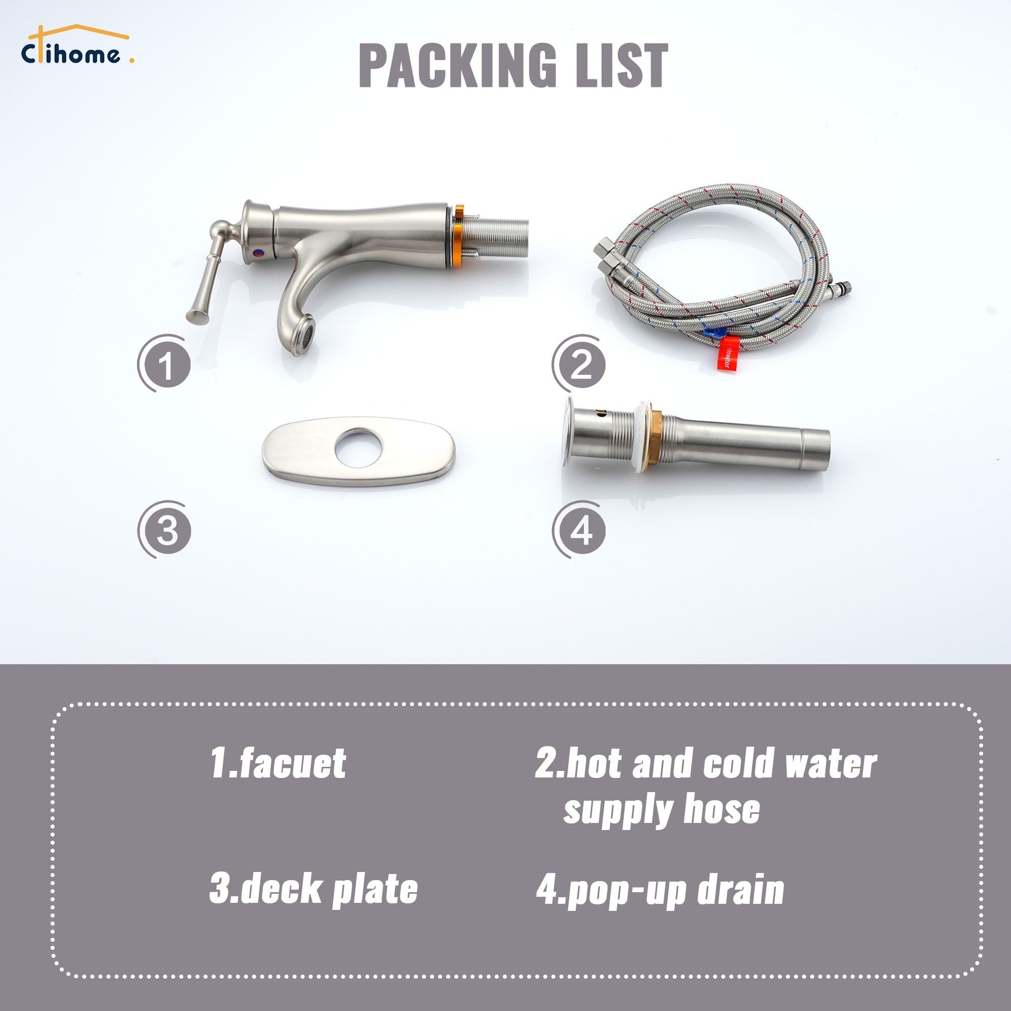 Clihome CL-LTC420SBN Lavatory-Faucets - View #3