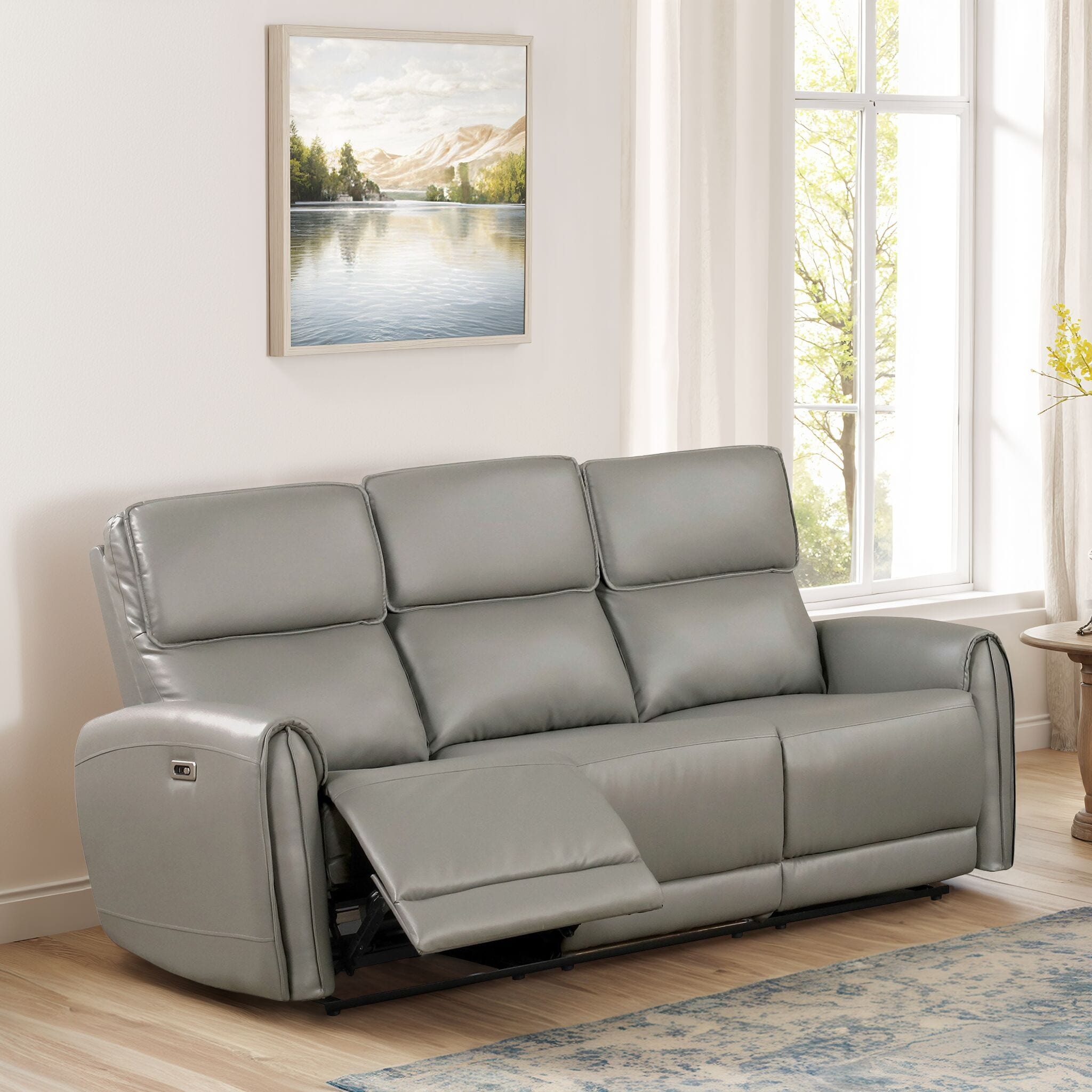 Furniture of America IDF-6012GYSF-PM Sofas-Loveseats - View #2
