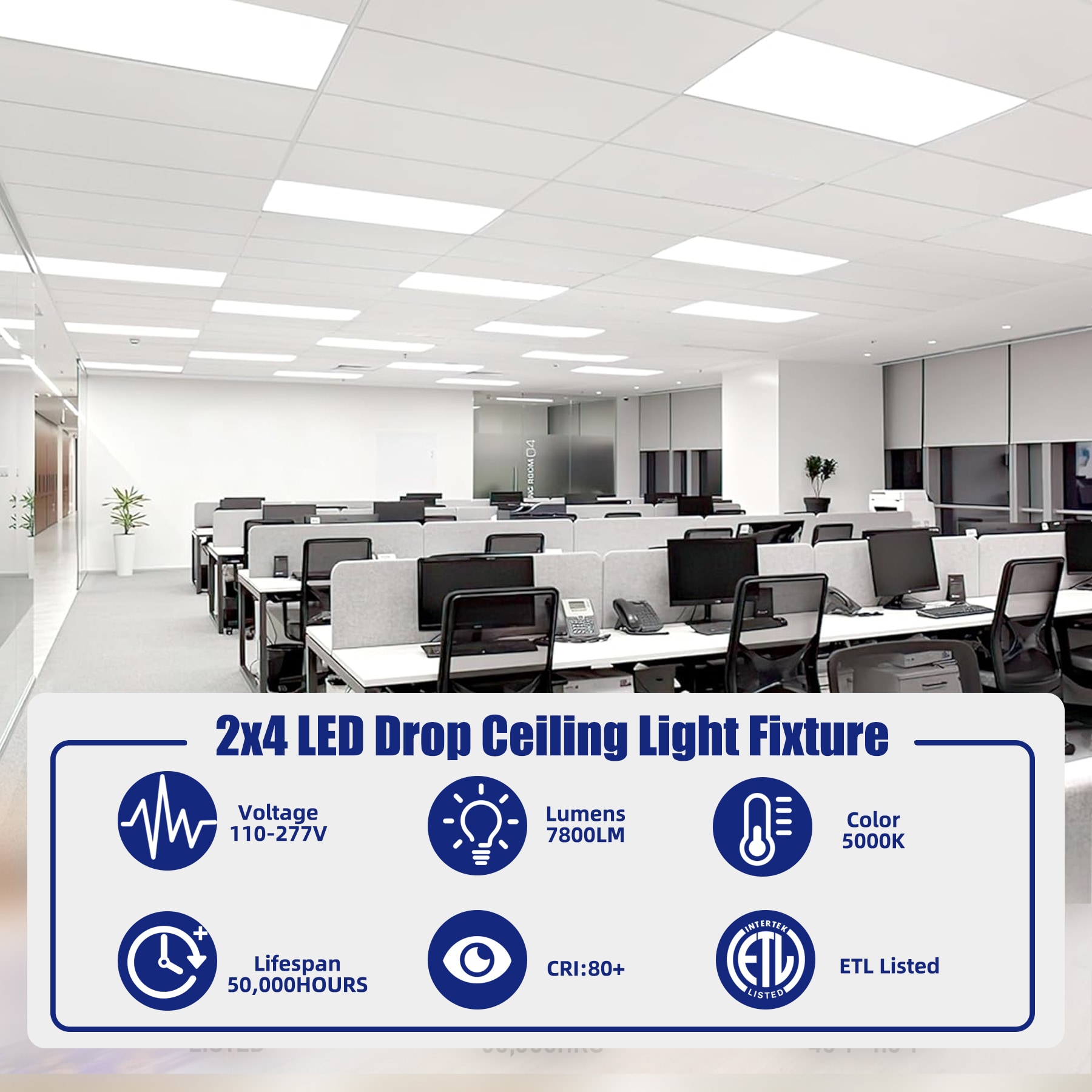 Bieuoram 2X4-24P-B Led-Panel-Lights - View #3