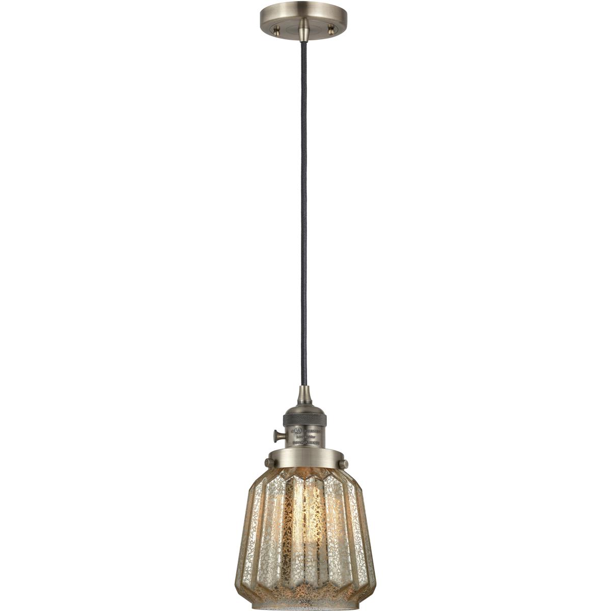 Innovations Lighting 2343117 201CSW-AB-G146-LED Franklin Restoration Chatham