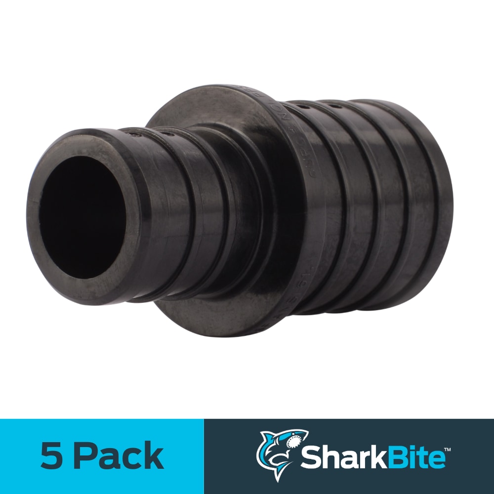 SharkBite UP060Z5 1-in x 3/4-in PEX Crimp Poly Reducing Coupling (5-Pack)