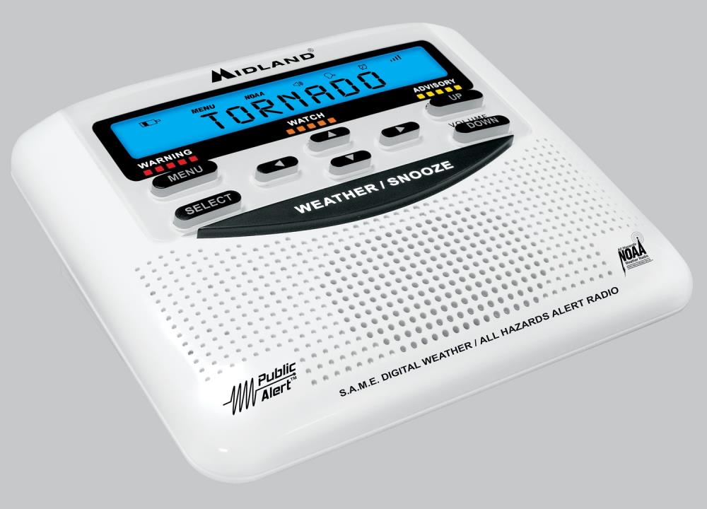 Midland Weather Radio with Clock in the Weather Radios department at  