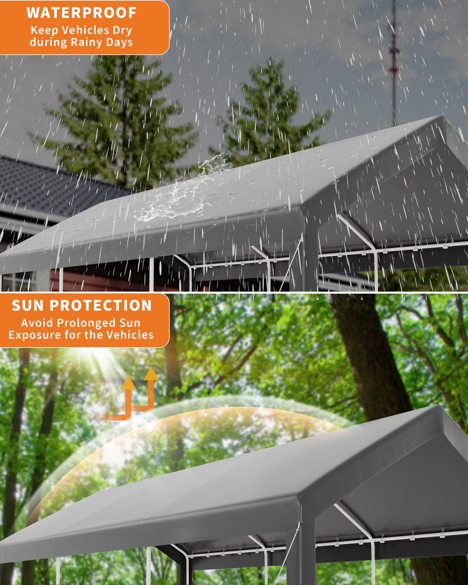 Garvee YMLS-K9D2S7BM Carport-Covers - View #4