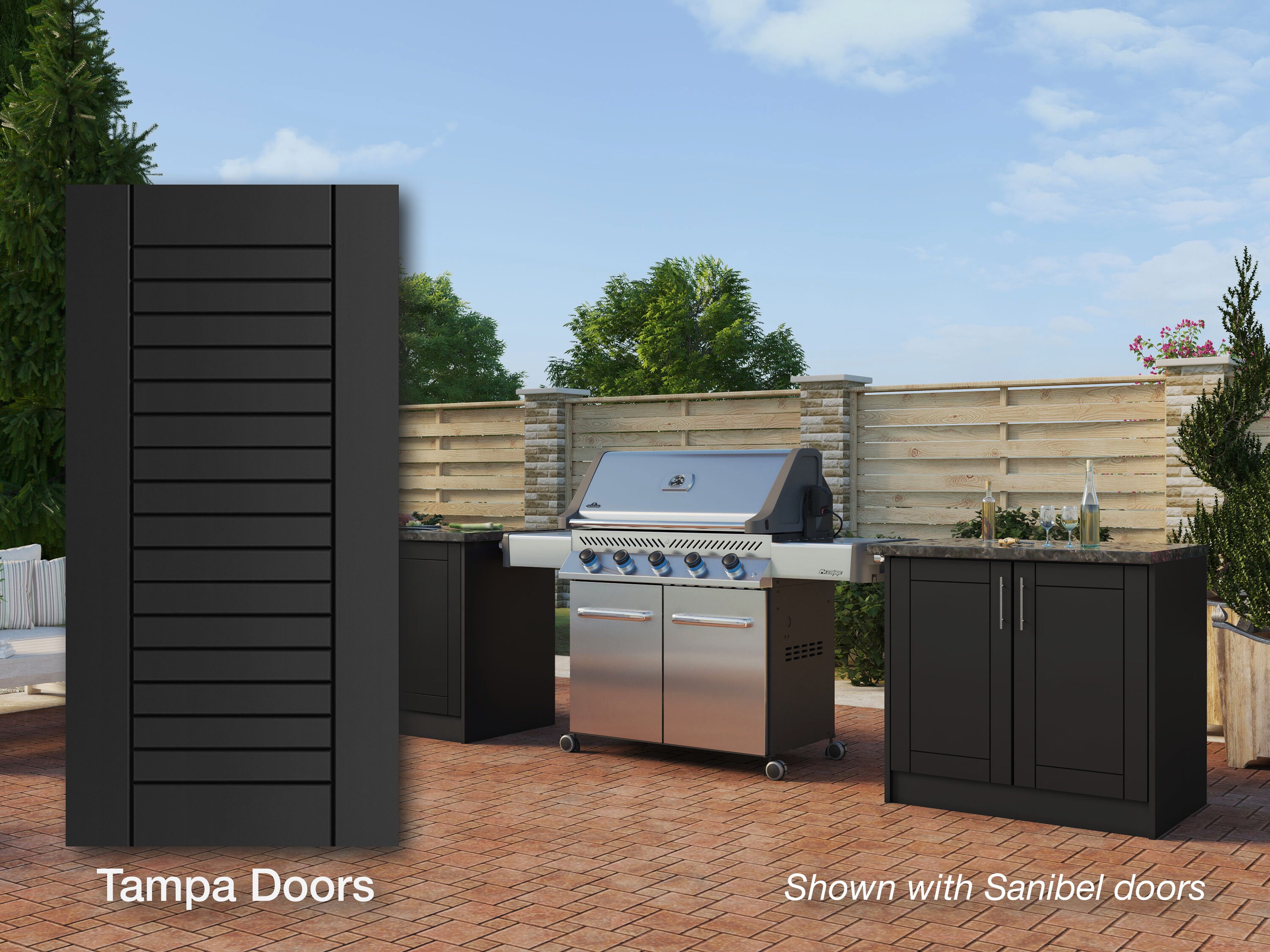 WeatherStrong WSE72WC-TPB Modular-Outdoor-Kitchens - View #2