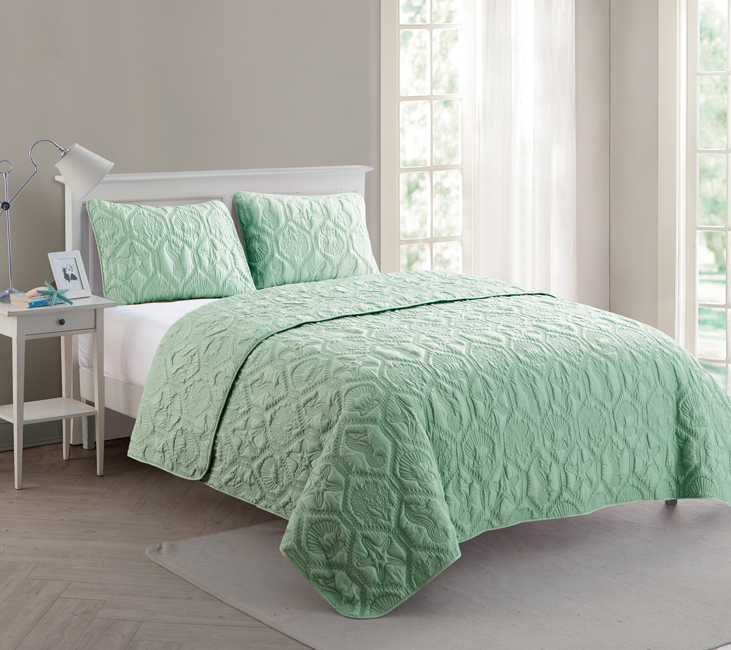 VCNY Home SHO3QTKINGINGRN bedding - View #2