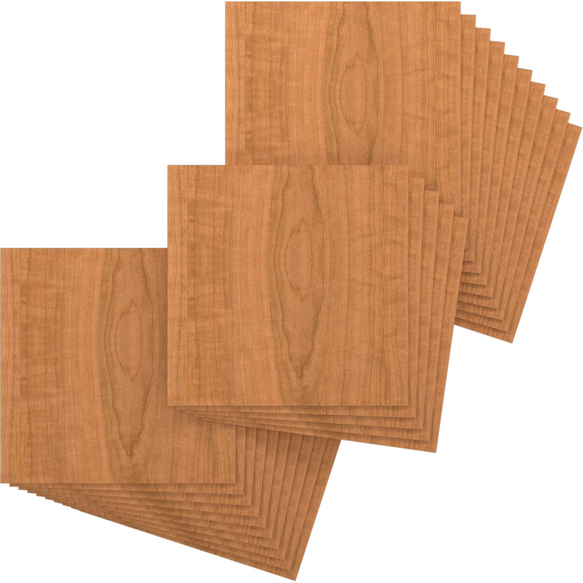 Ekena Millwork HBW24X24X375DCH 23-3/4-in x 23-3/4-in Smooth Paintable/Stainable Wood Wall Panel ( 25 -Pack, Covers 3.92-sq ft )