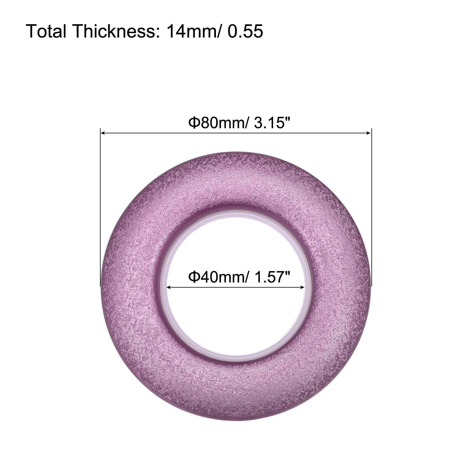 Unique Bargains S25093001UX7725 Curtain-Rings - View #2