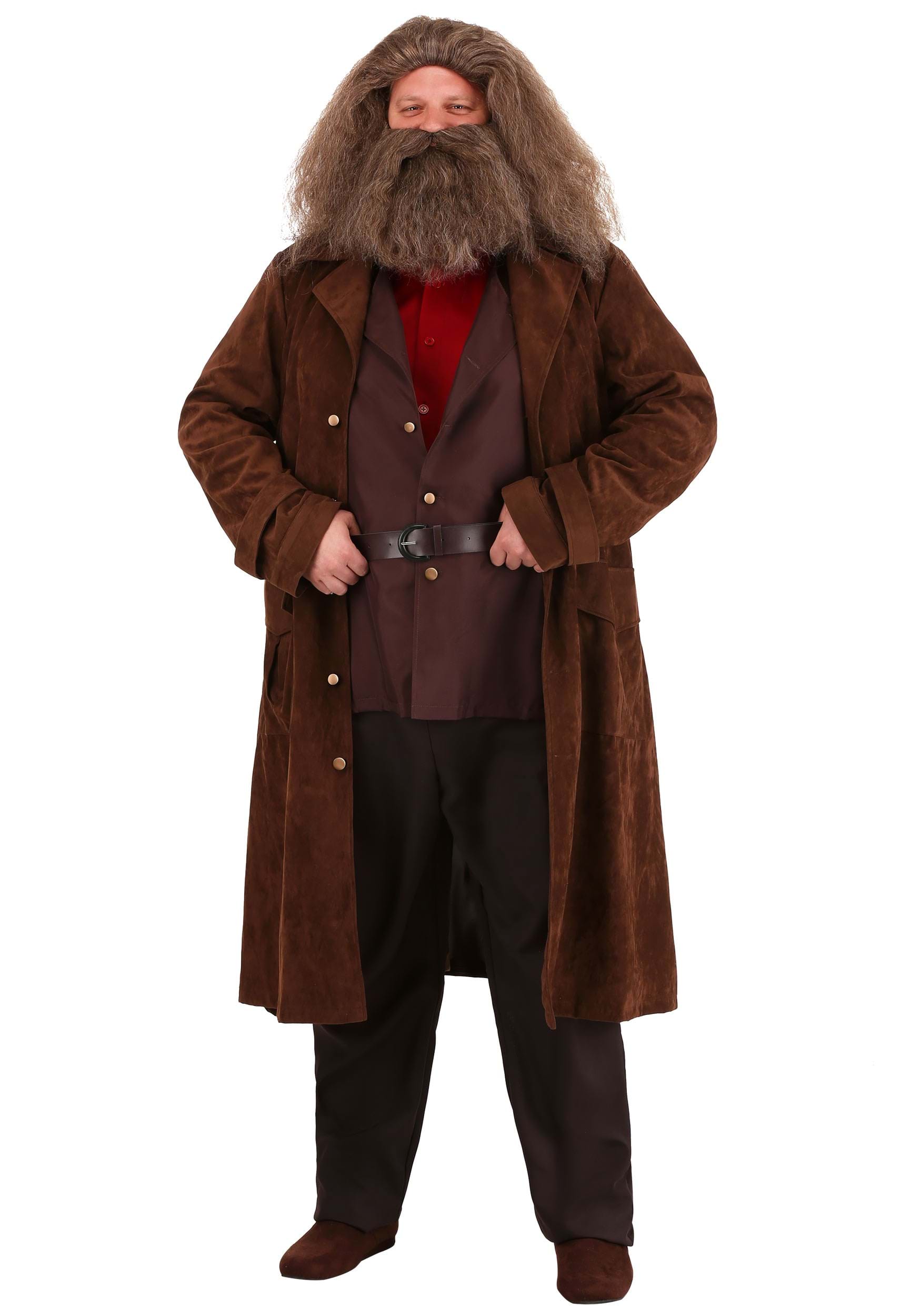 HalloweenCostumes.com FUN1439AD-XL FUN Costumes Deluxe Men's Harry Potter Hagrid Costume X-Large