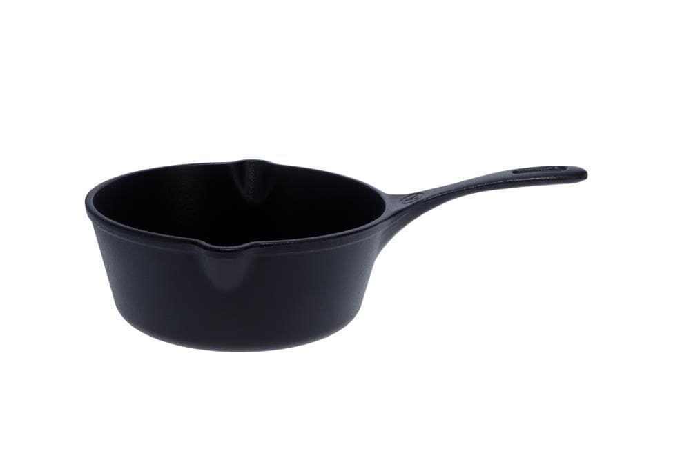 Victoria 13 in. Black Cast Iron Everyday Skillet with Loop Handles