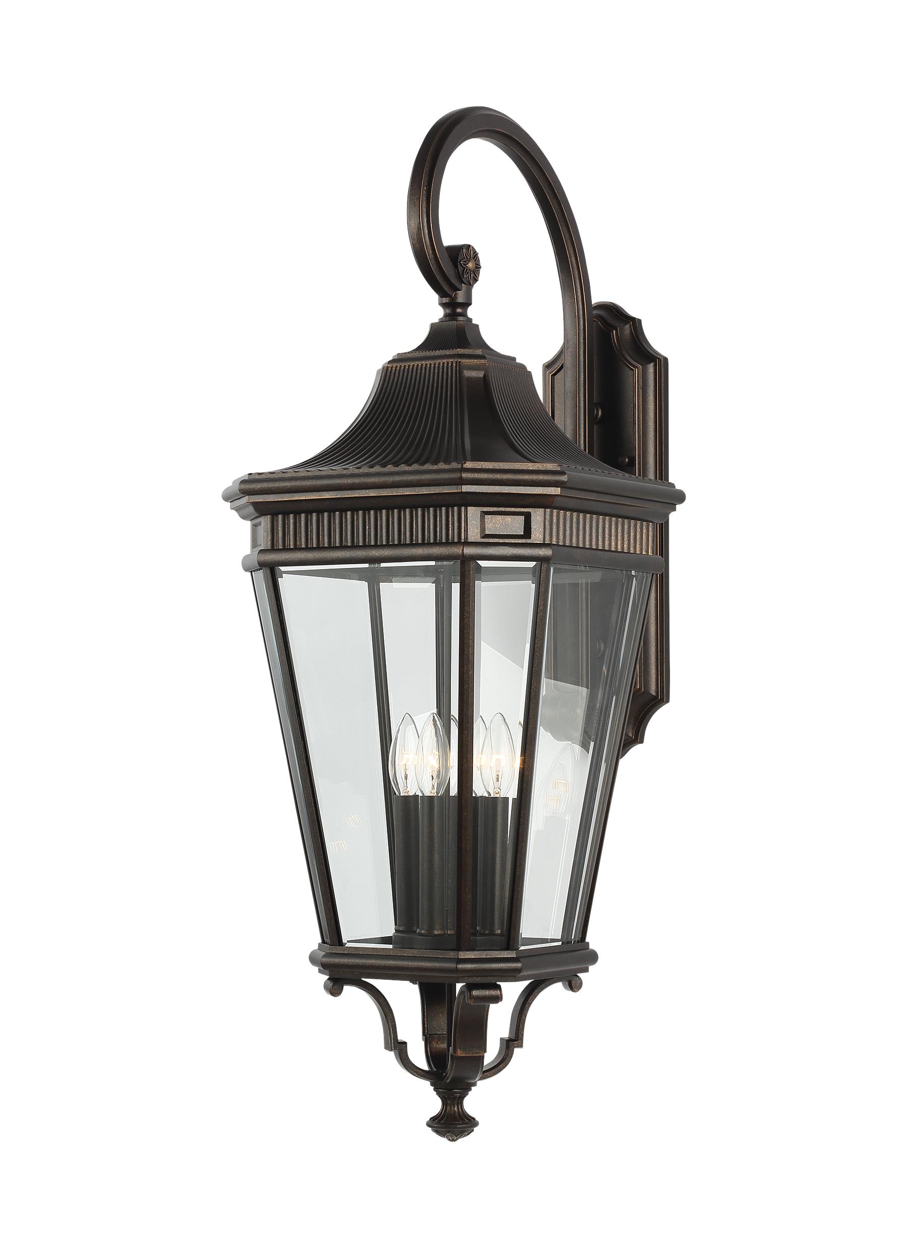 Generation Lighting OL5405GBZ Cotswold Lane 13.625-in W 4 -Light Bronze Wall Sconce