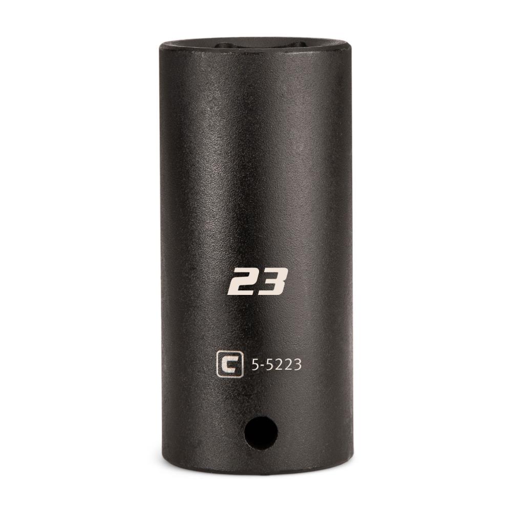 Capri Tools CP55223 Metric 1/2-in Drive 23mm 6-point Impact Socket Individual