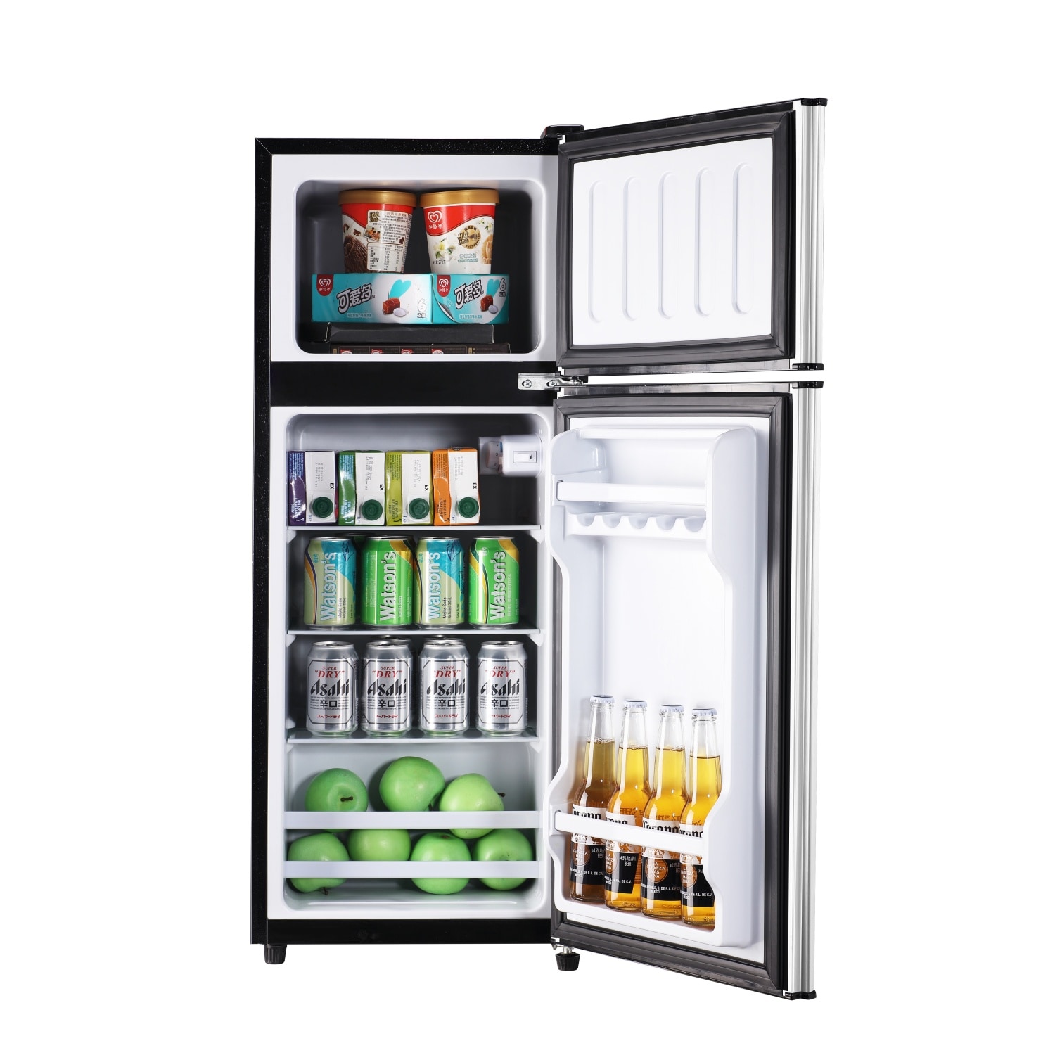 Jeremy Cass 3.2-cu ft Mini Fridge with Freezer (White) ENERGY STAR