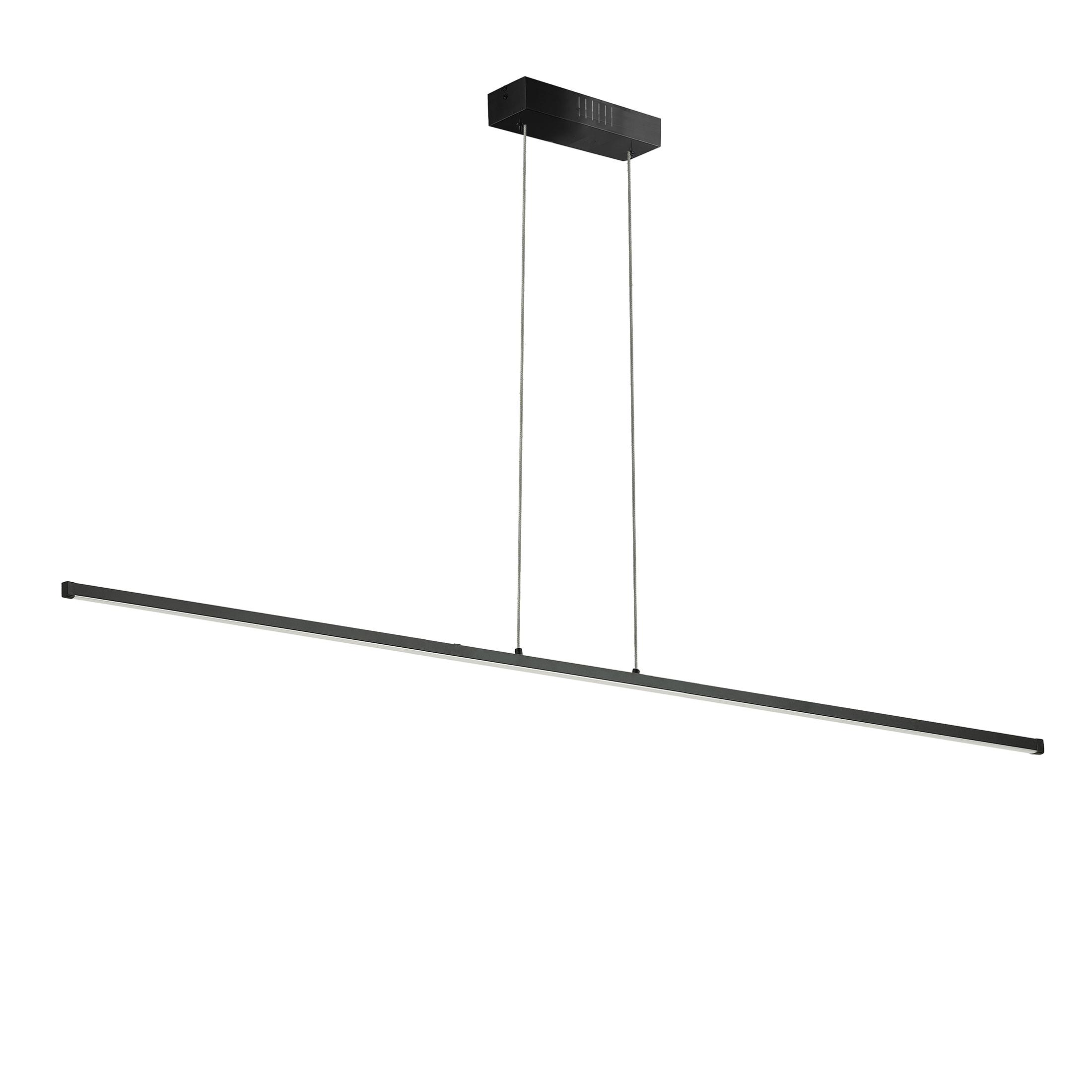 Dainolite ARY-3830LEDHP-MB Array 1 -Light Black Modern/contemporary Linear Integrated LED Large Hanging Pendant light