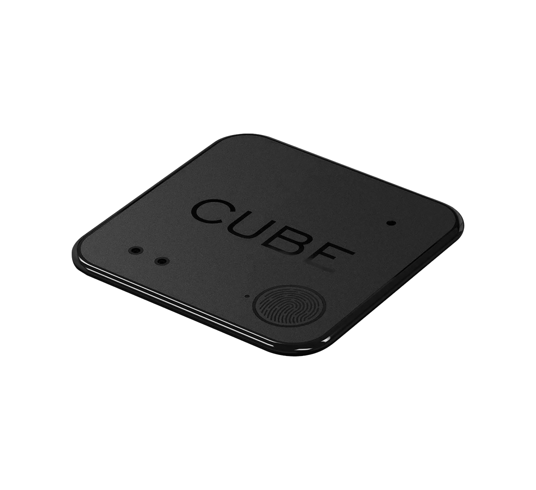 Cube Tracker Cube Shadow Bluetooth Item Locator, Black - Works