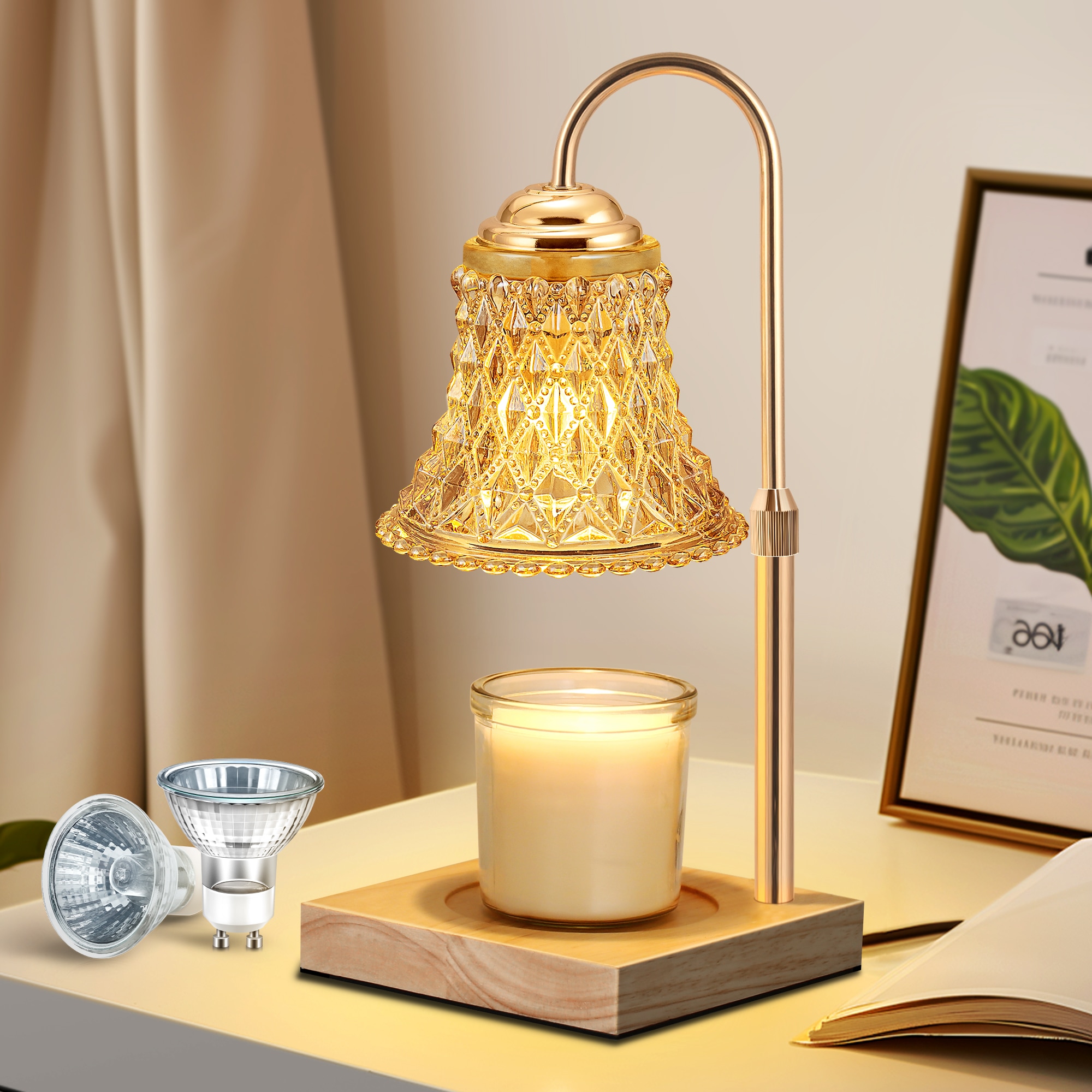 YANSUN LA-HQ-RL01801AAM-11 Gold Wax Warmer