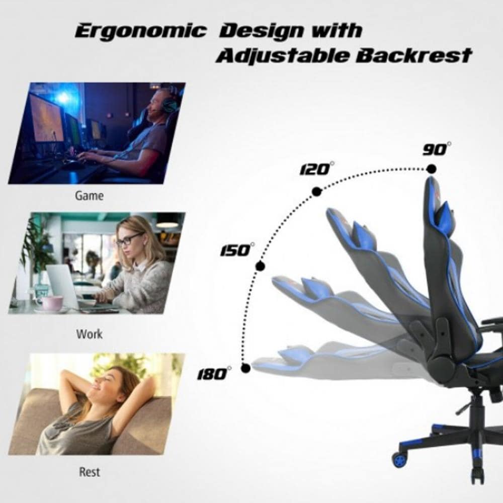WELLFOR HWY-HW66290BL Office-Chairs - View #5