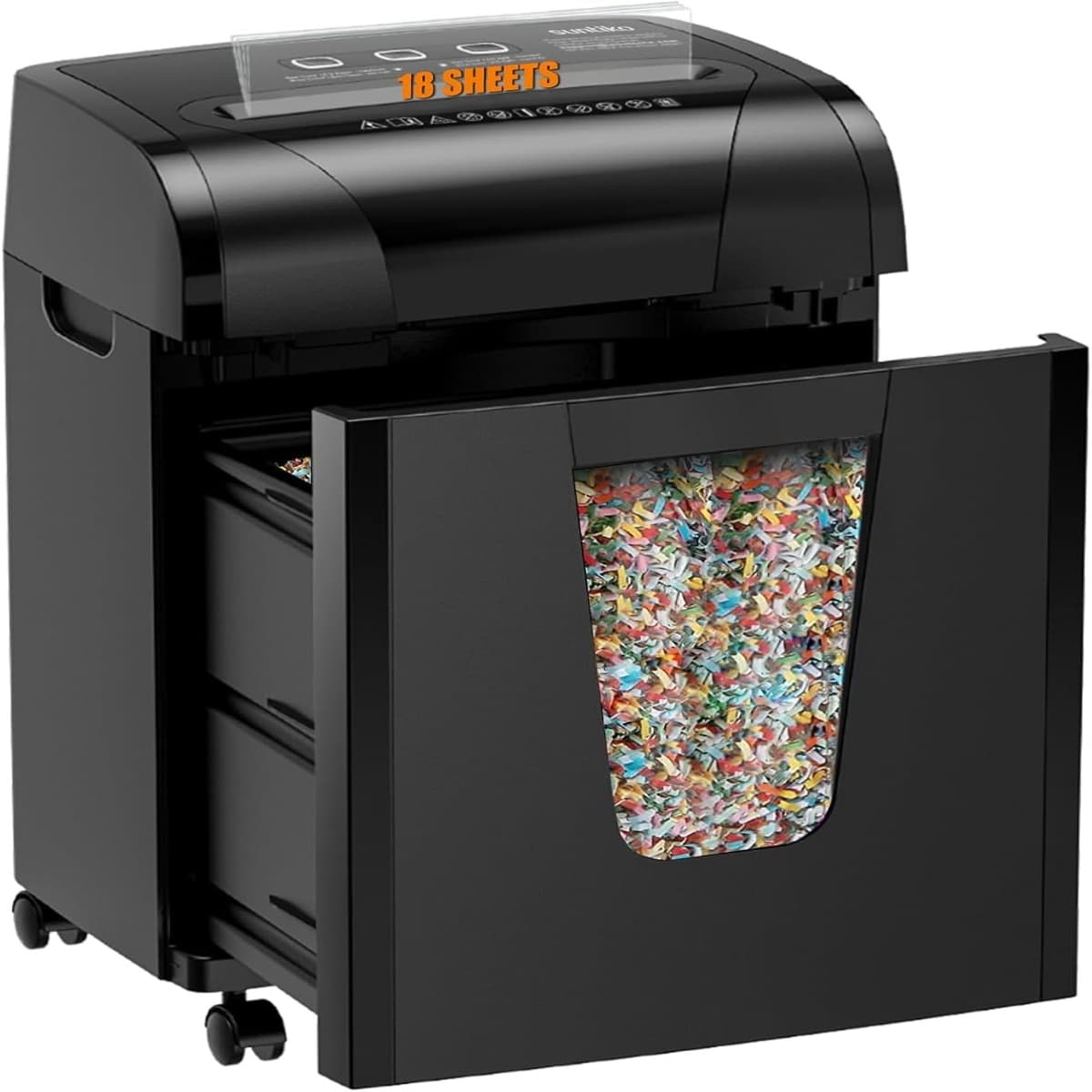 Loheer 18-Sheet Cross Cut P-4 Heavy Duty Office Paper Shredder