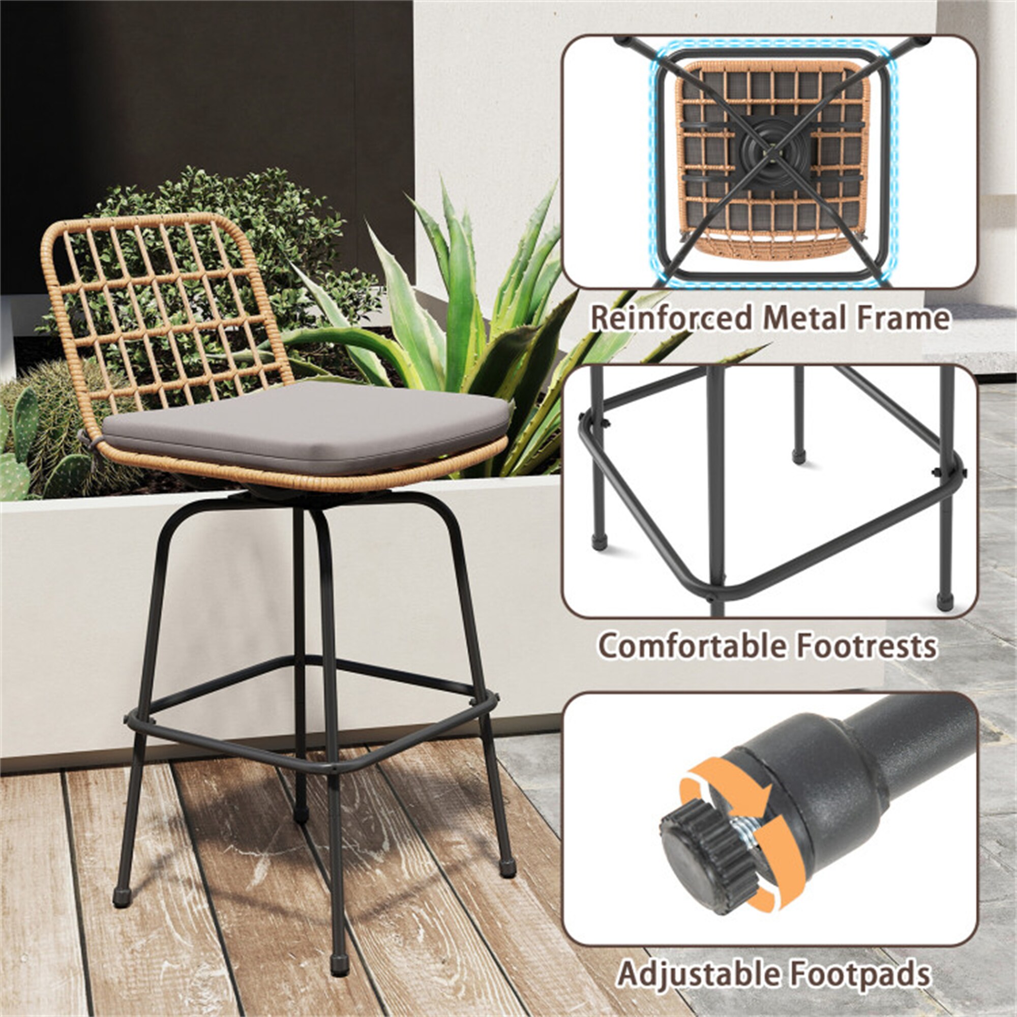 BABOOM BOM-972GR-2-CO Patio-Chairs - View #7