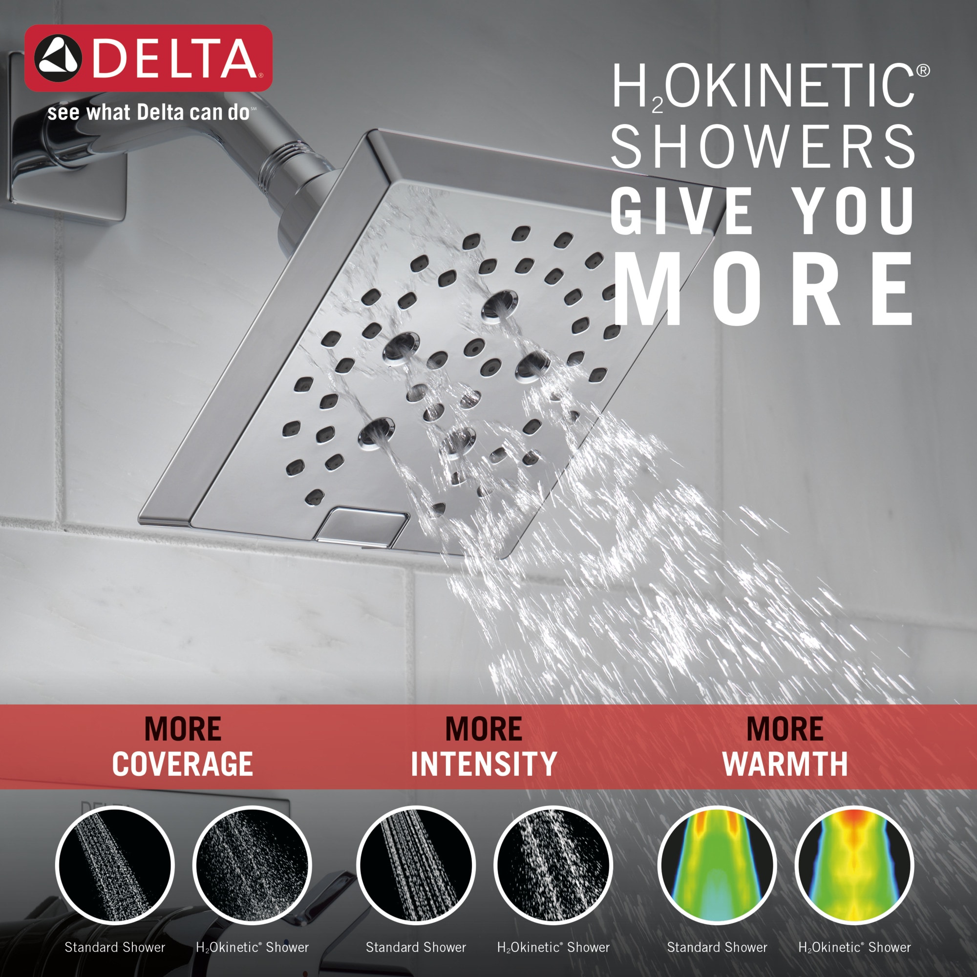 Delta T17499-PR Tub-Shower-Faucets - View #3