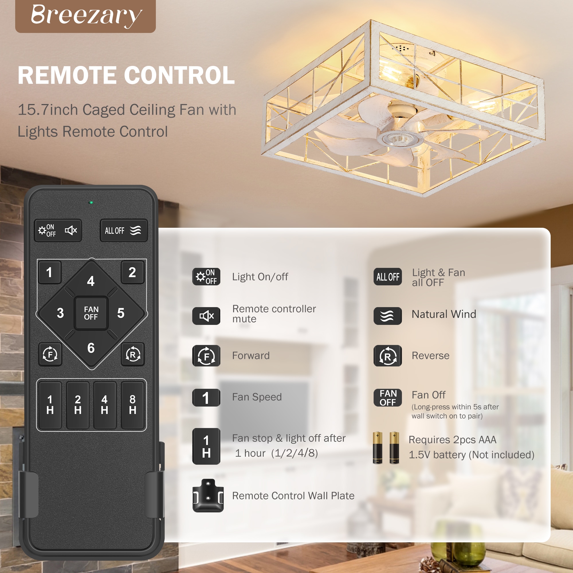 Breezary 35034-WG Ceiling-Fans - View #10