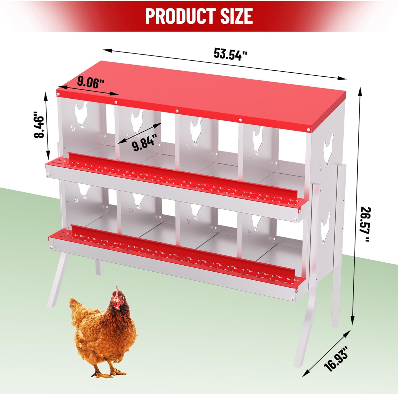 Qeetex WLS-PHO-348SBXYK Chicken-Coops-Rabbit-Hutches - View #2